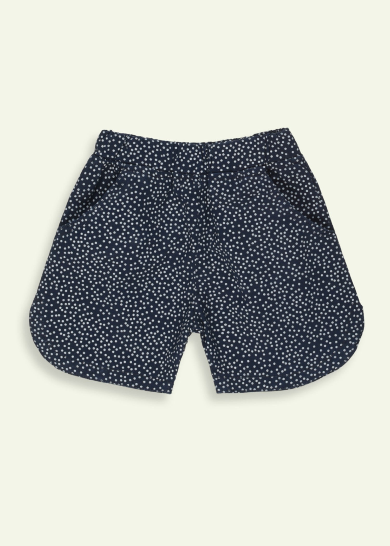 twill cotton Shorts in Navy blue