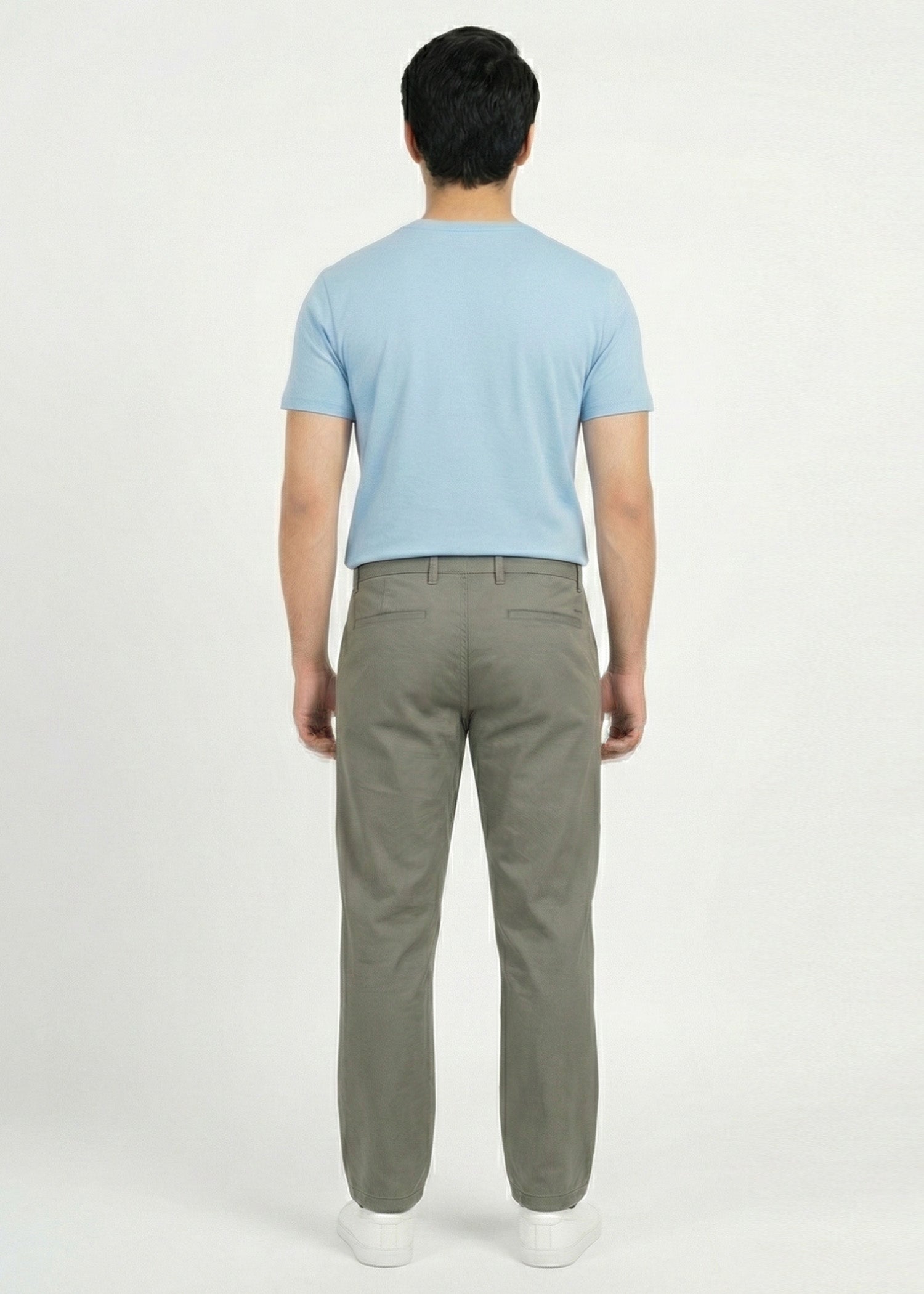cotton Pants in Grey by FLO