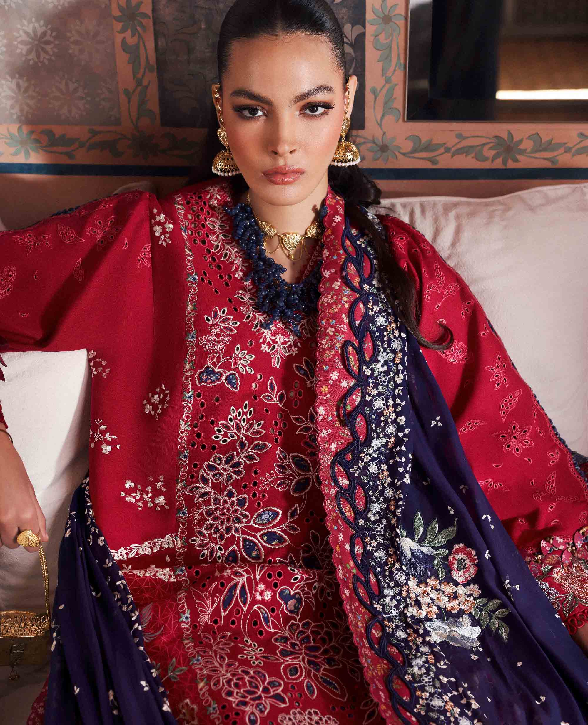 Republic Reine Eid Luxury Lawn – Belle Rosee