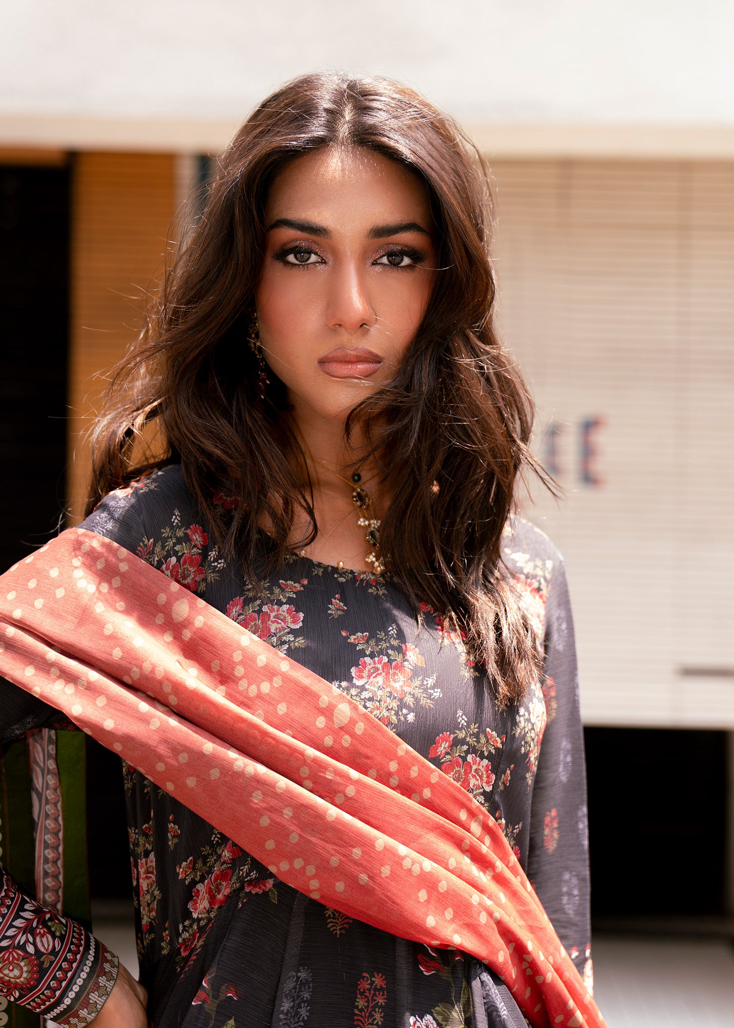 chiffon Maxi in Multi