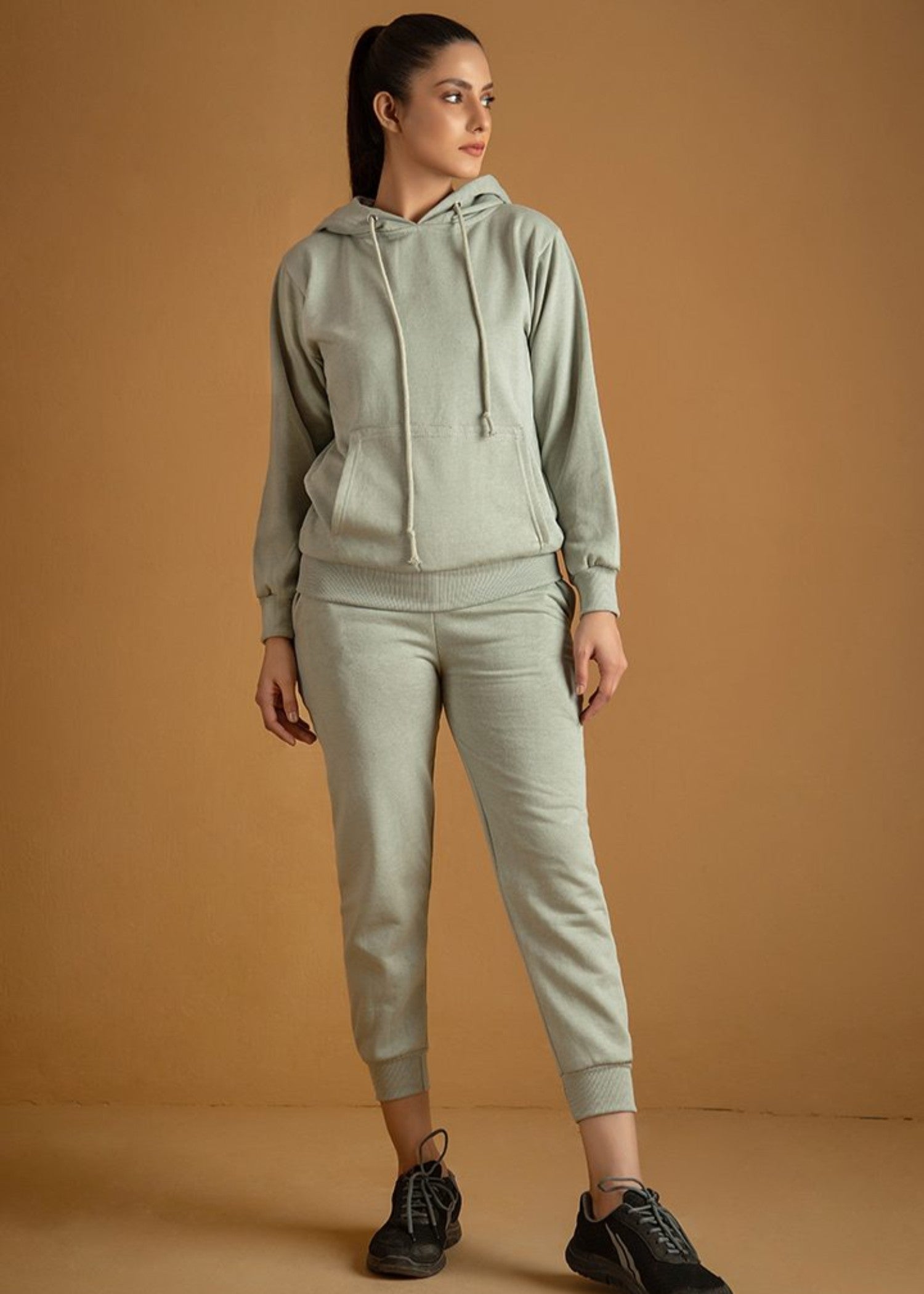 fleece Tracksuit in Mint green