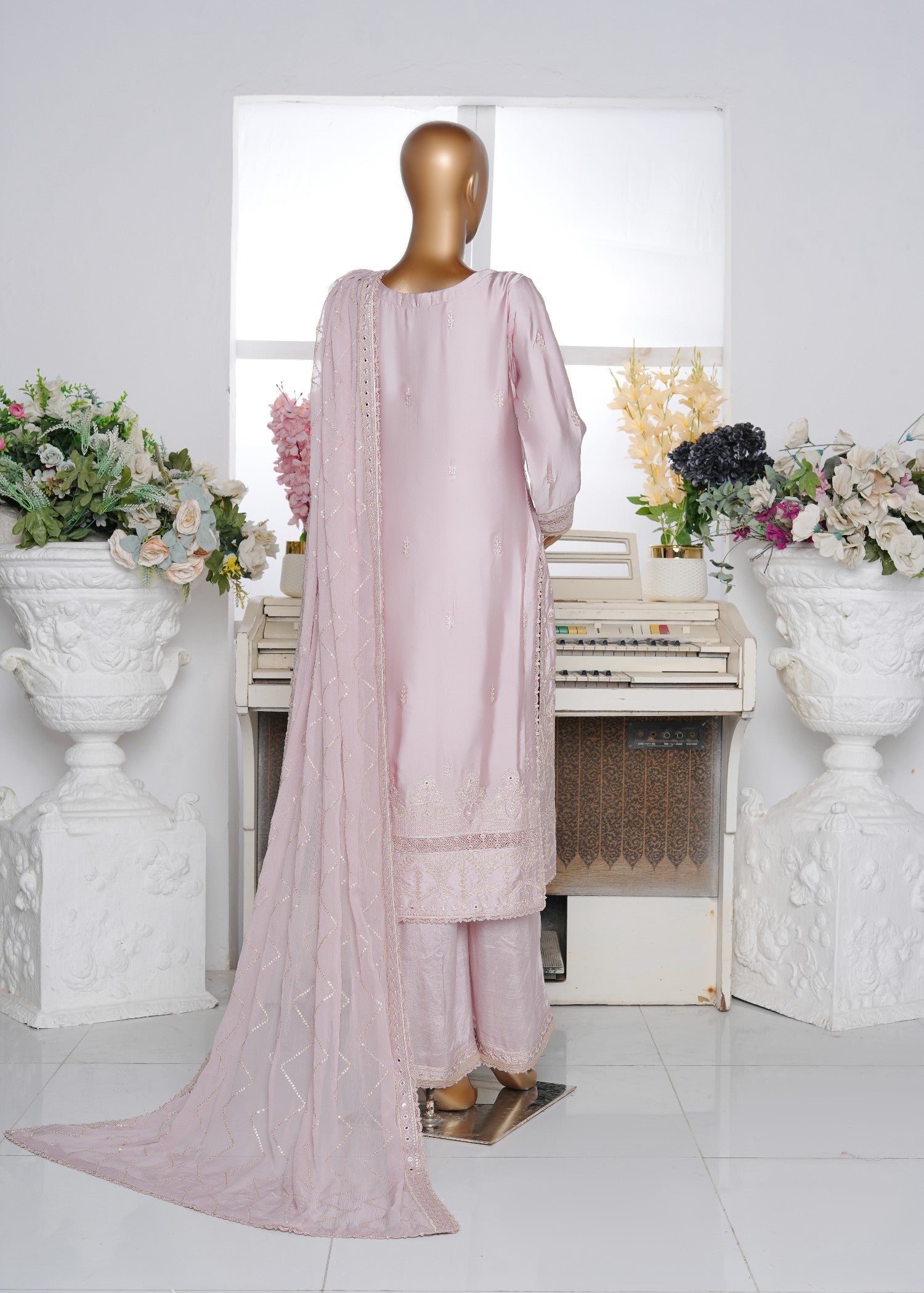 charmuse/shamooz Kurta Set in Pastel pink