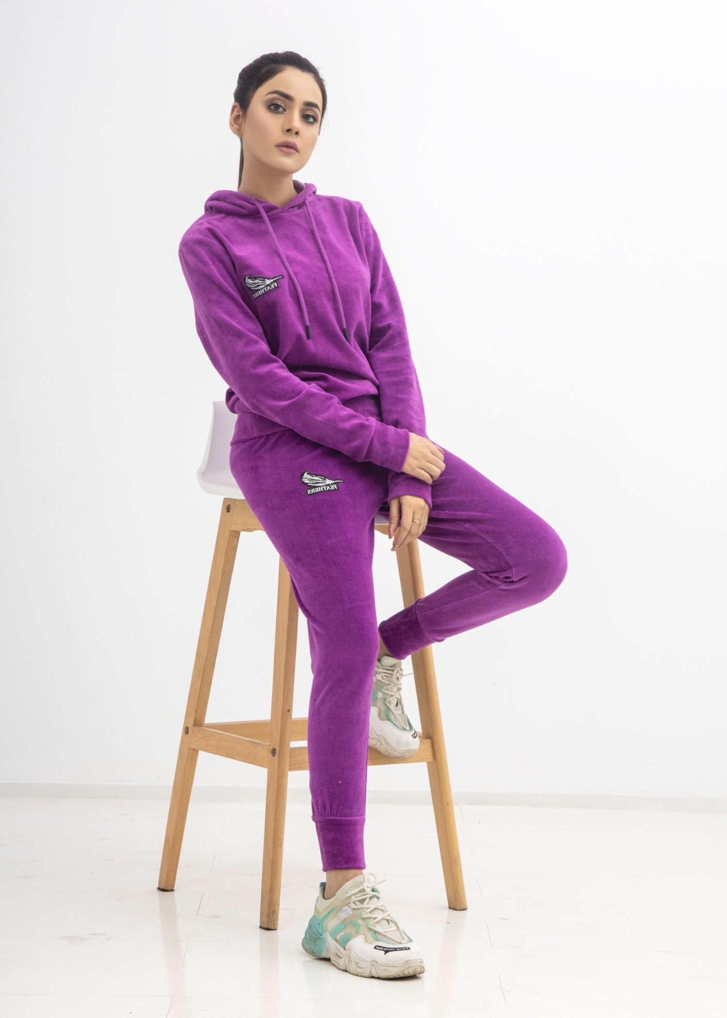 terry Co Ord Sets in Purple