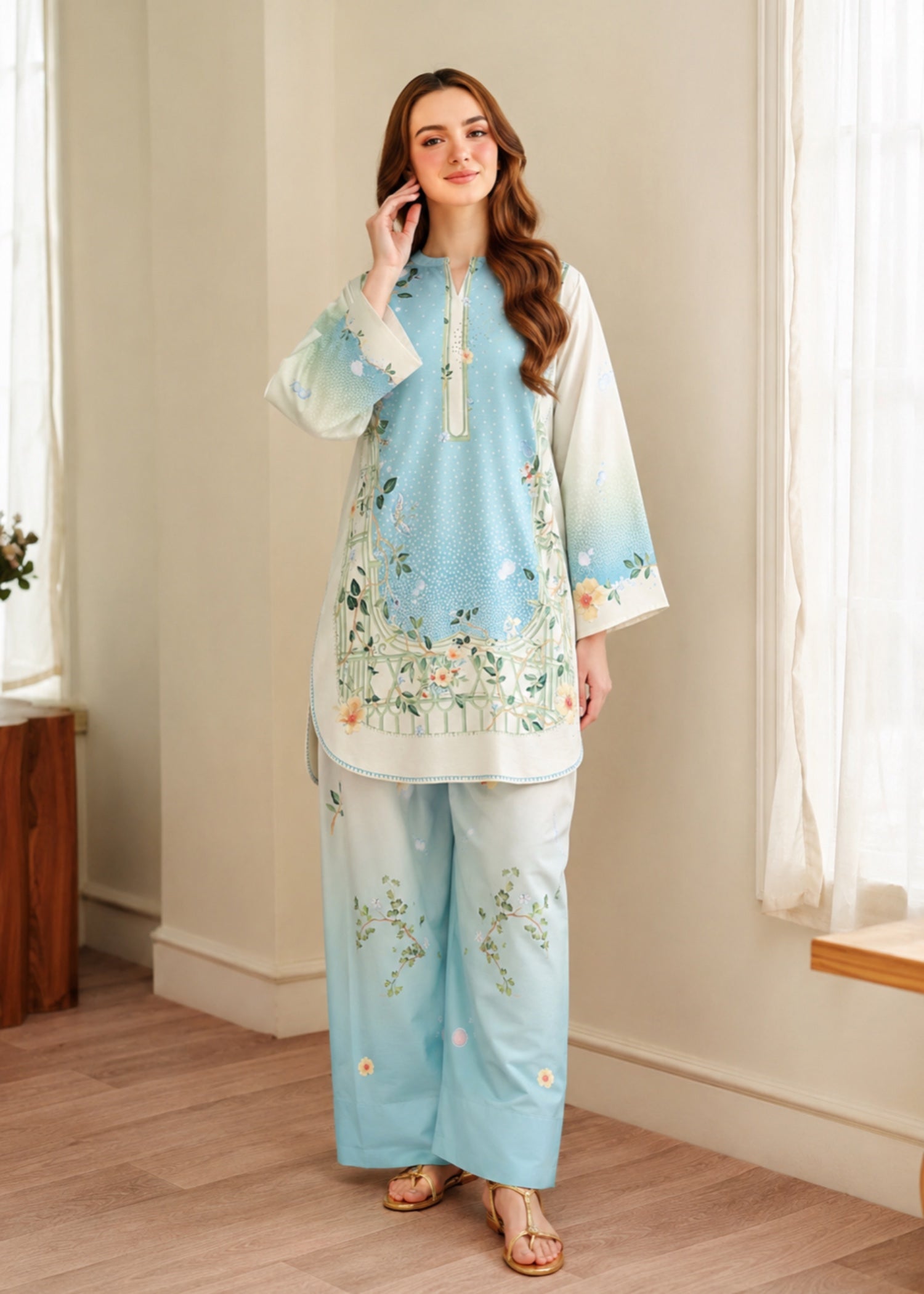 grip Co Ord Sets in Sky