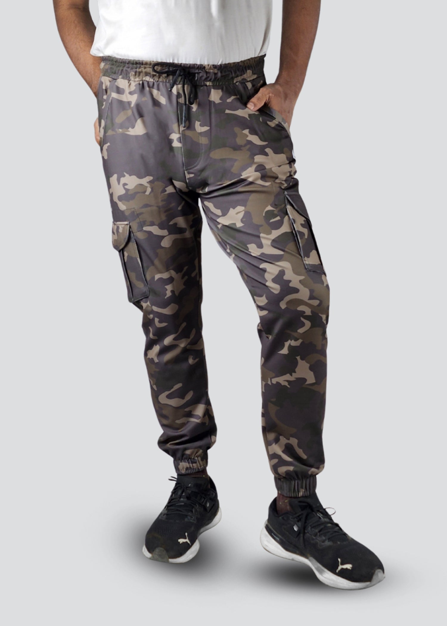 polyester Trousers in Green