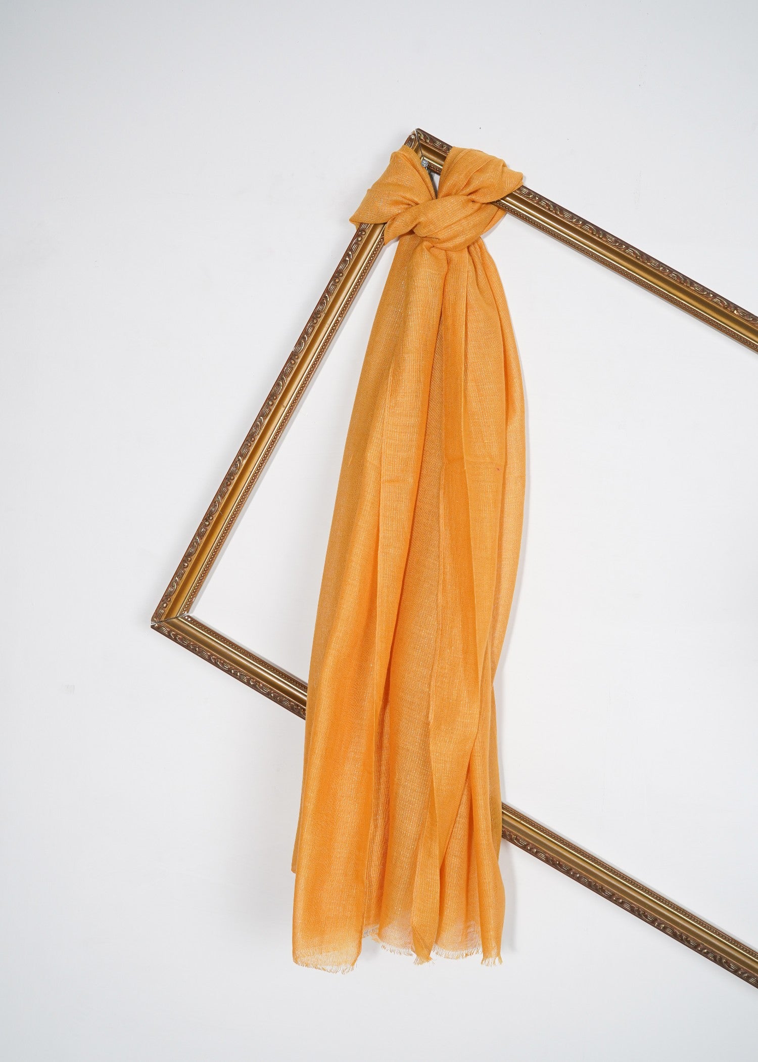 zari lawn Hijab in Honey orange