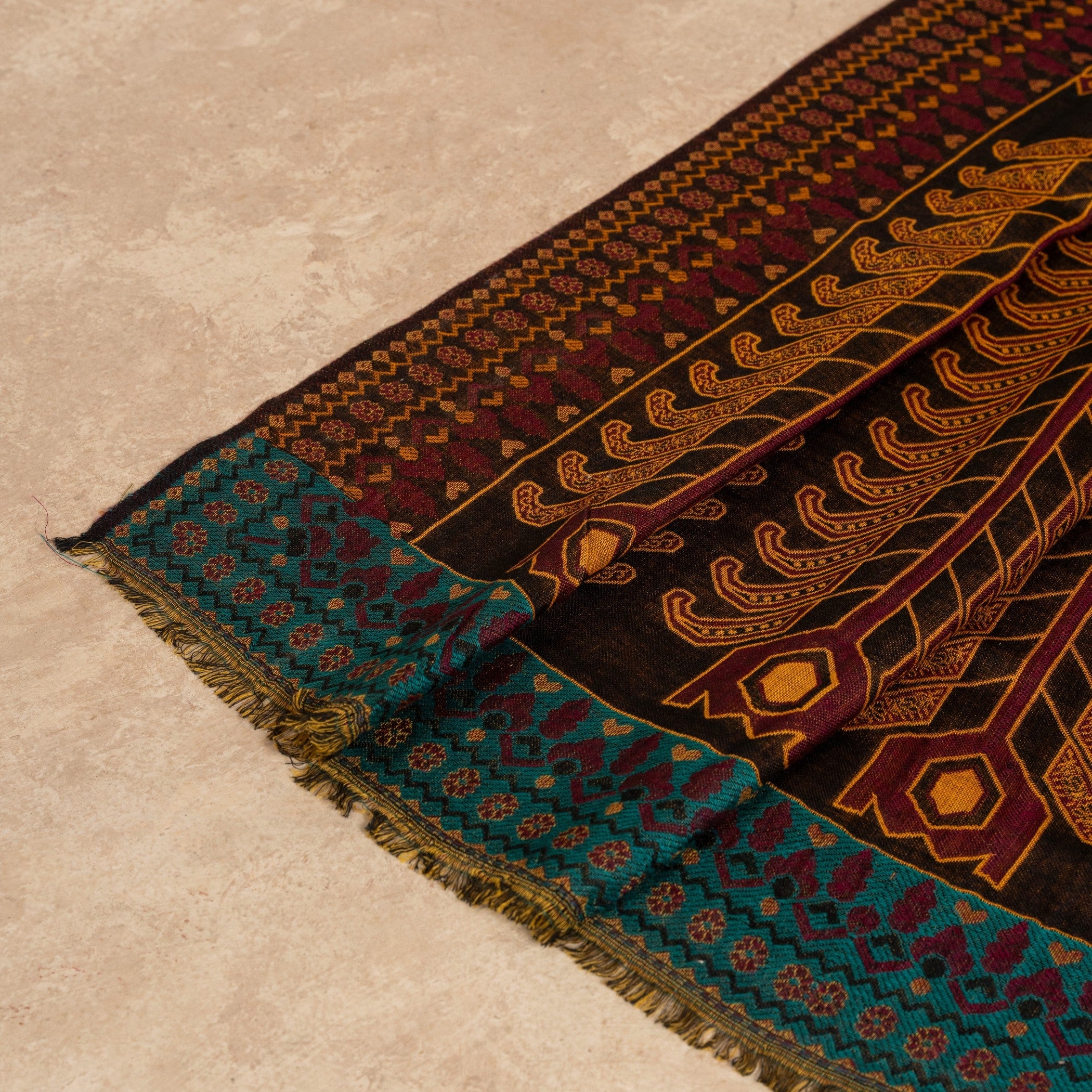 Shawl in Mustard Color by - Trendy Women Shawl FSK9306