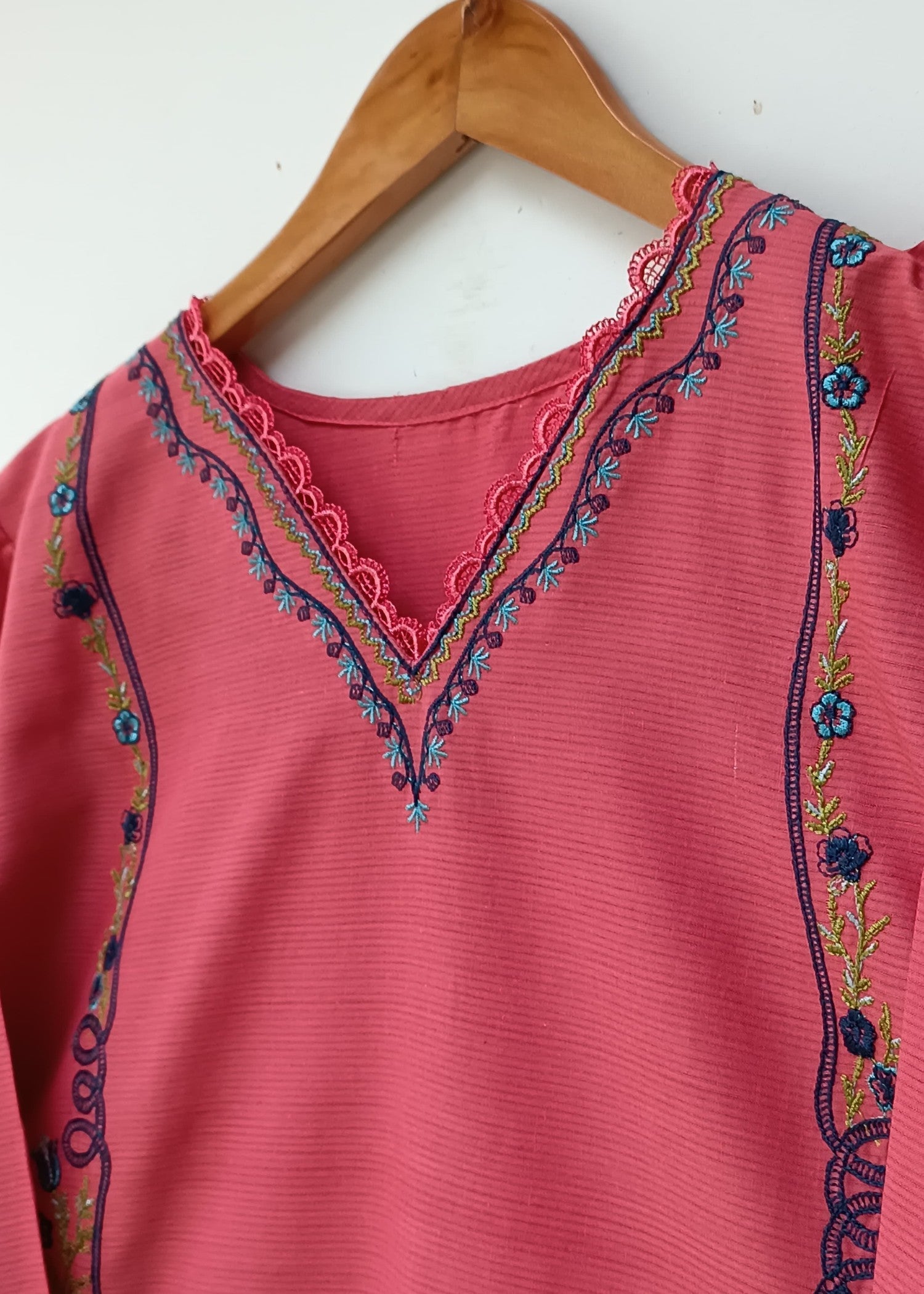 cotton Co Ord Sets in Strawberry pink