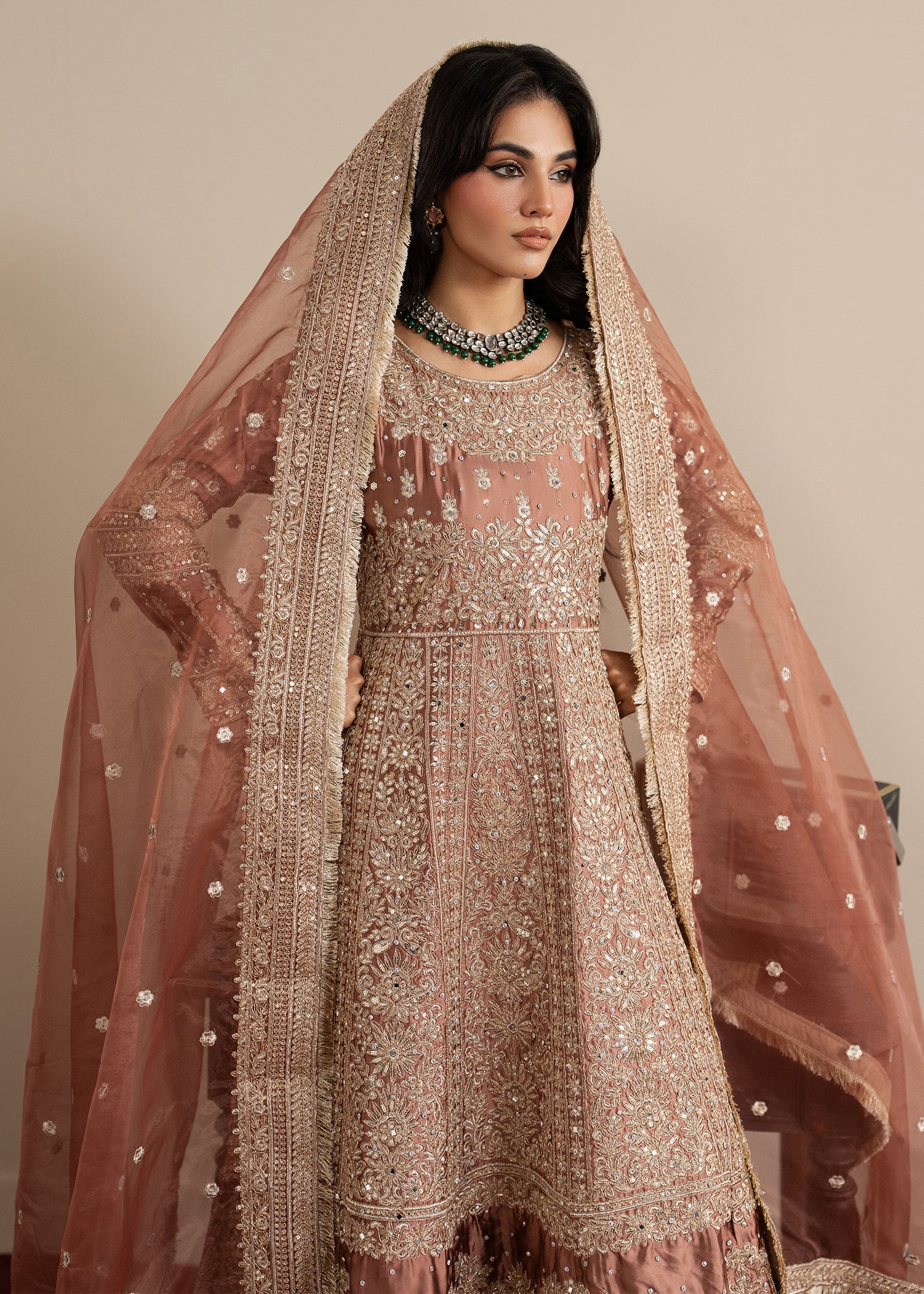 charmuse/shamooz Pishwas in Rosewood