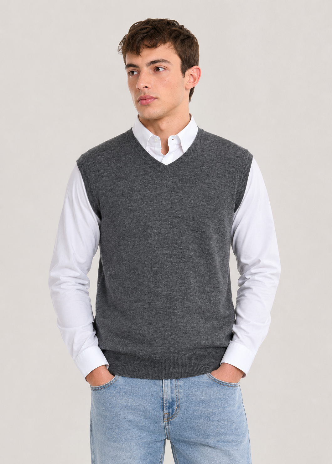 wool Sweater in Grey
