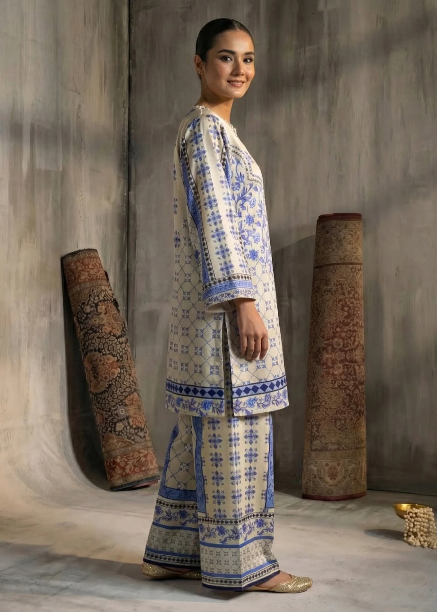 silk charmeuse Co Ord Sets in Eggshell
