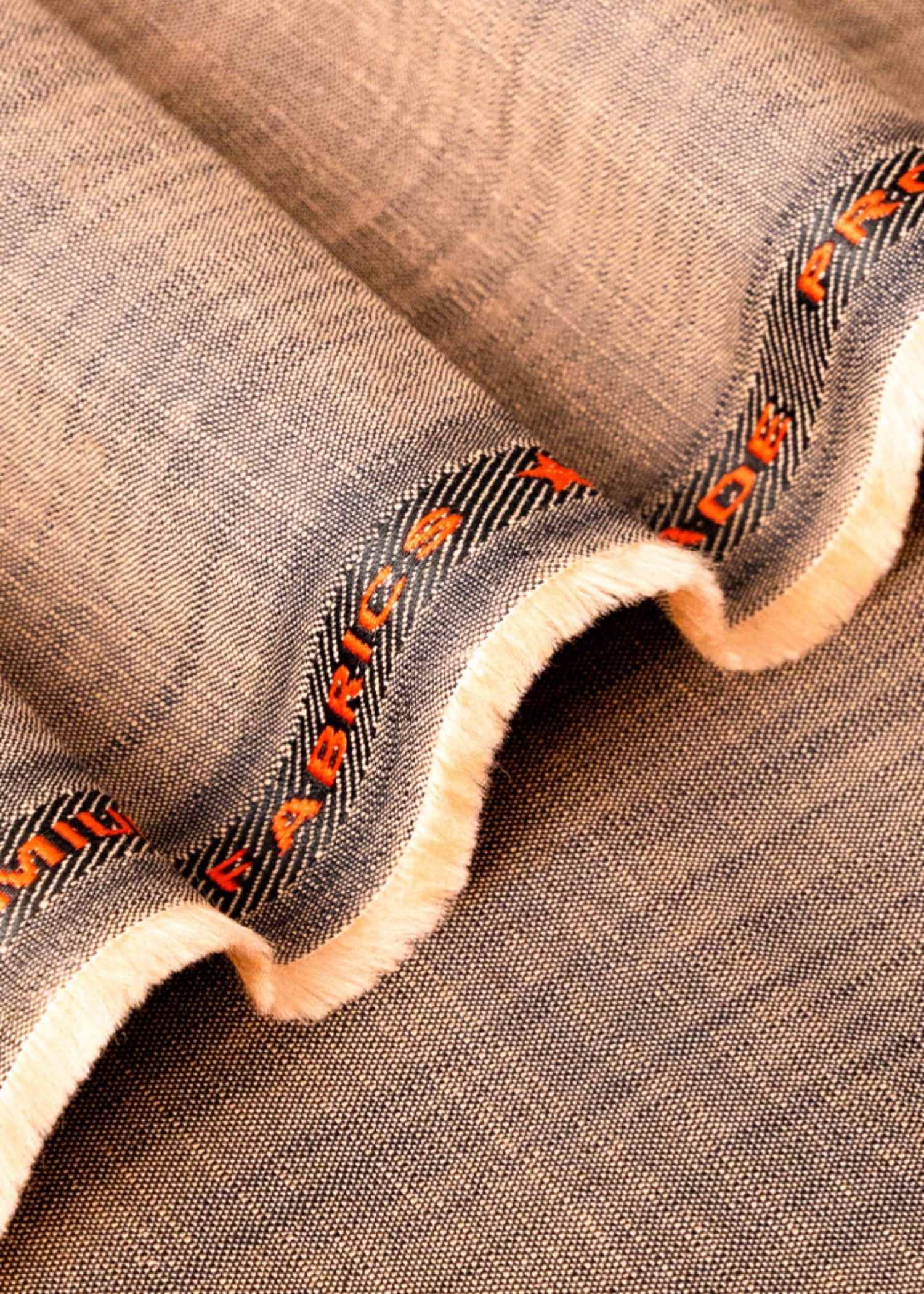 cotton Unstitched in Tan brown