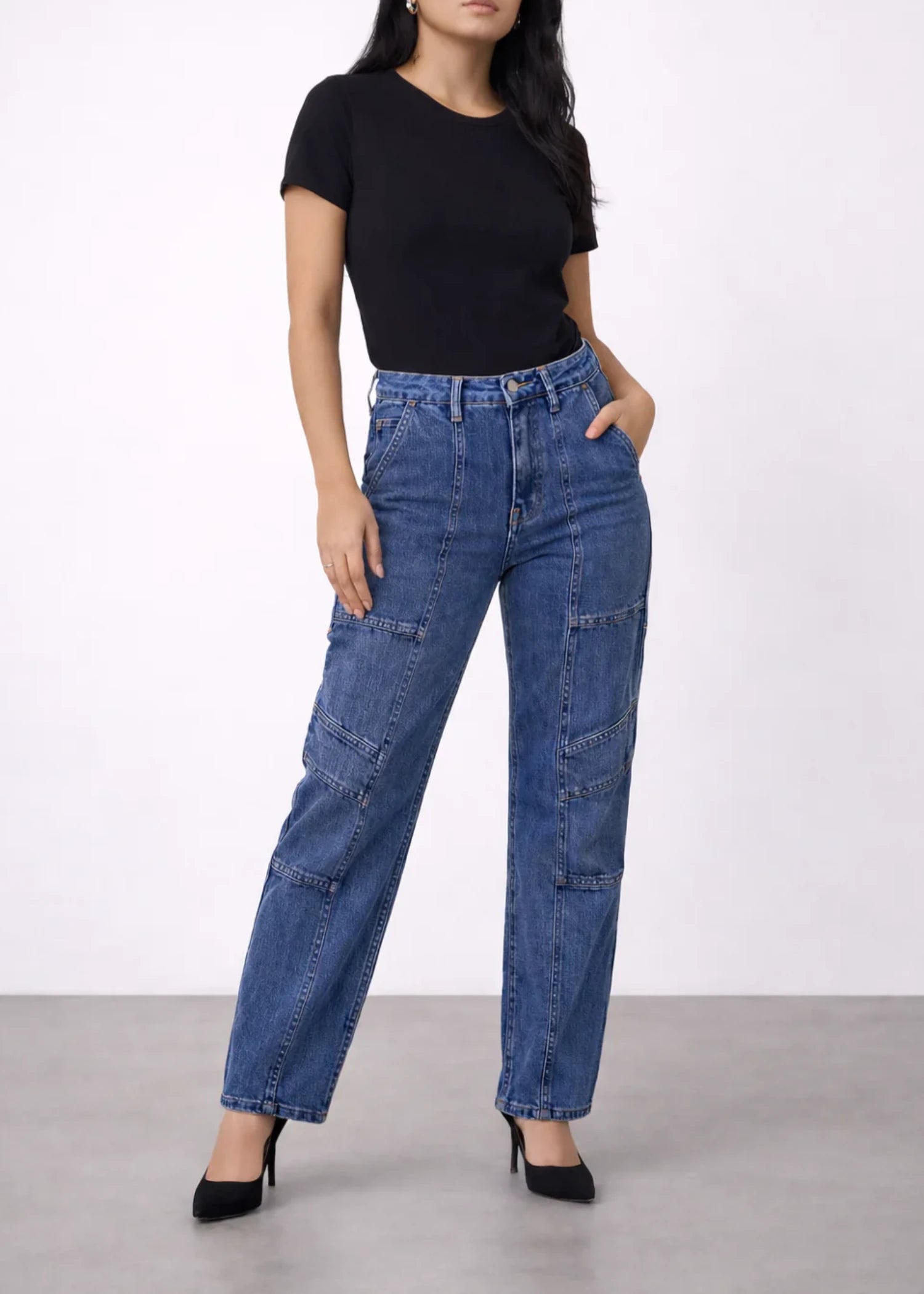 cotton Jeans in Blue