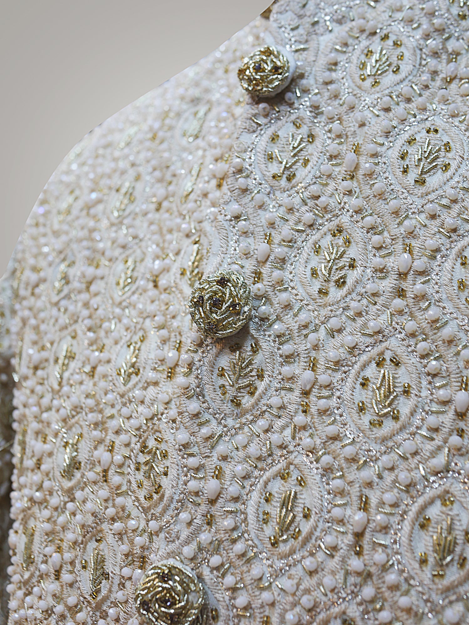 jamawar Sherwani in Multi