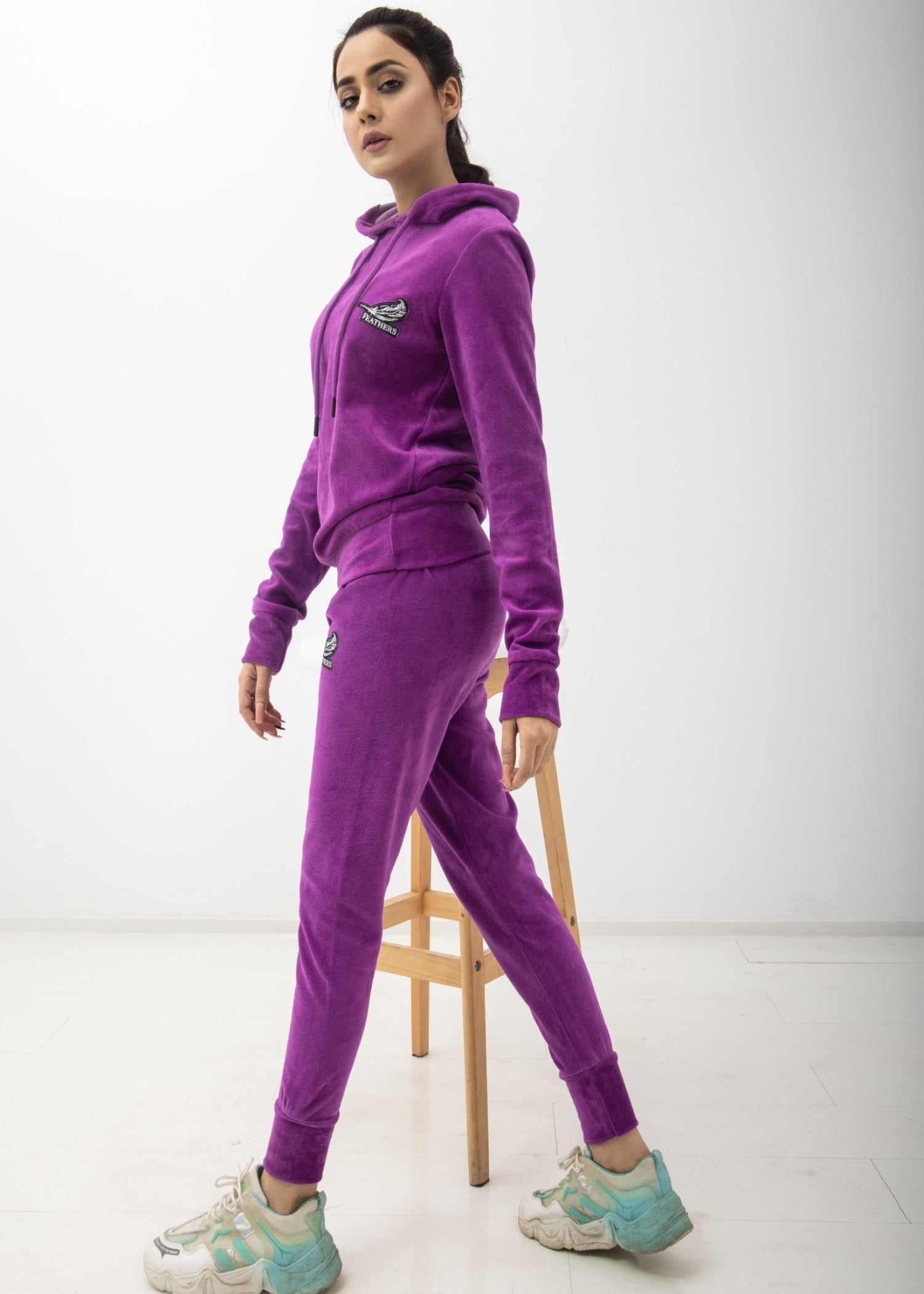 terry Co Ord Sets in Purple