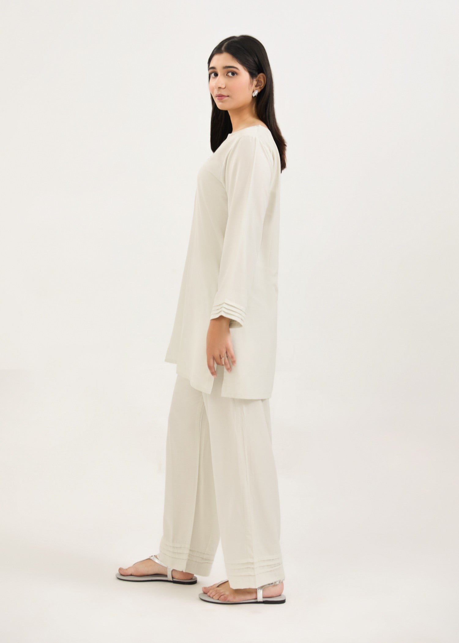 polycotton Co ord Sets in Floral white