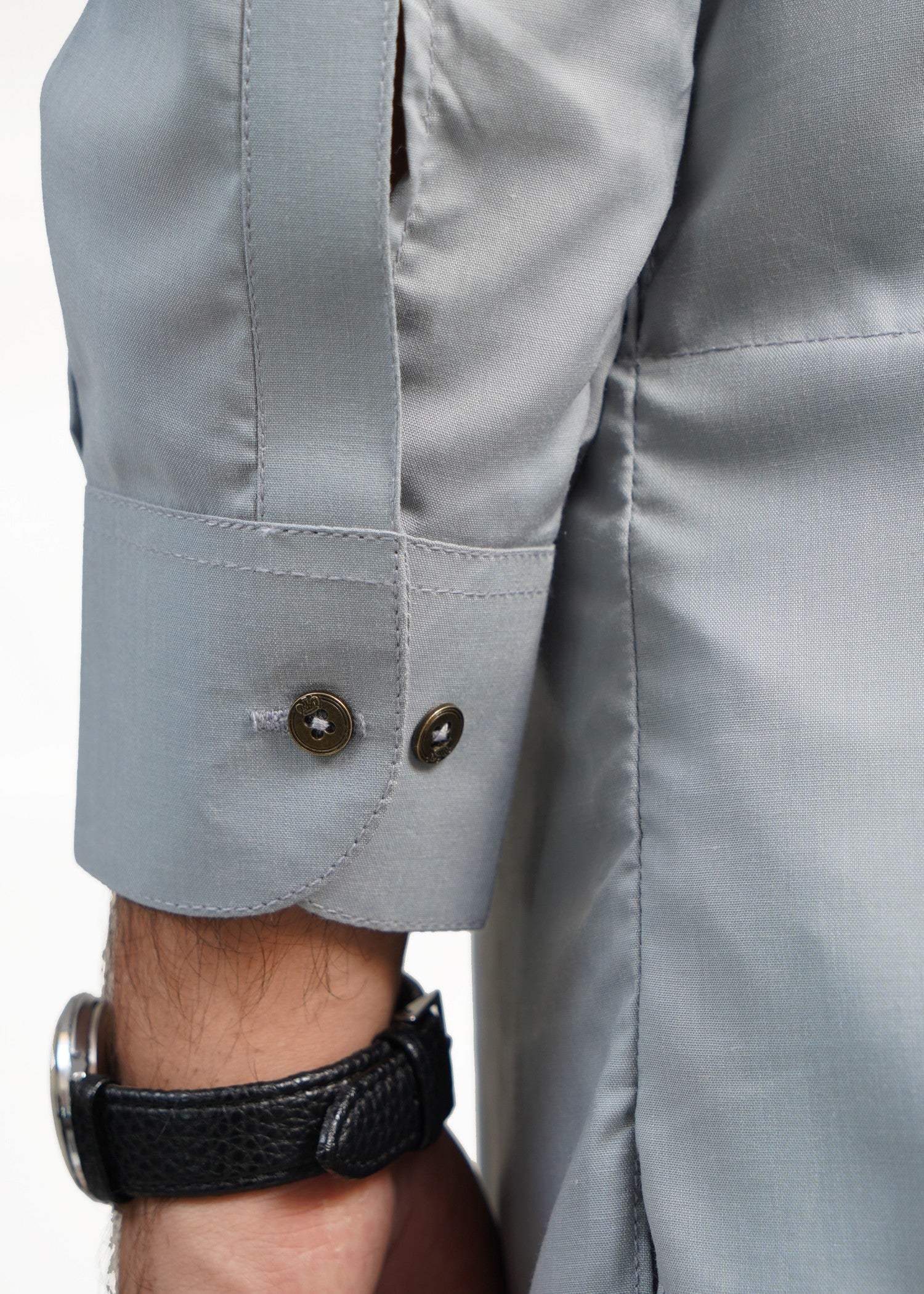 wash & wear Shalwar Kameez in Ash grey by Kafoor Clothing