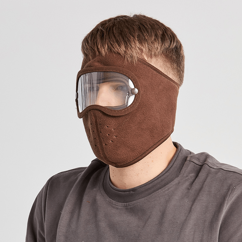 Polar Fleece Riding Windproof High-Definition Goggles Anti-Fog Mask
