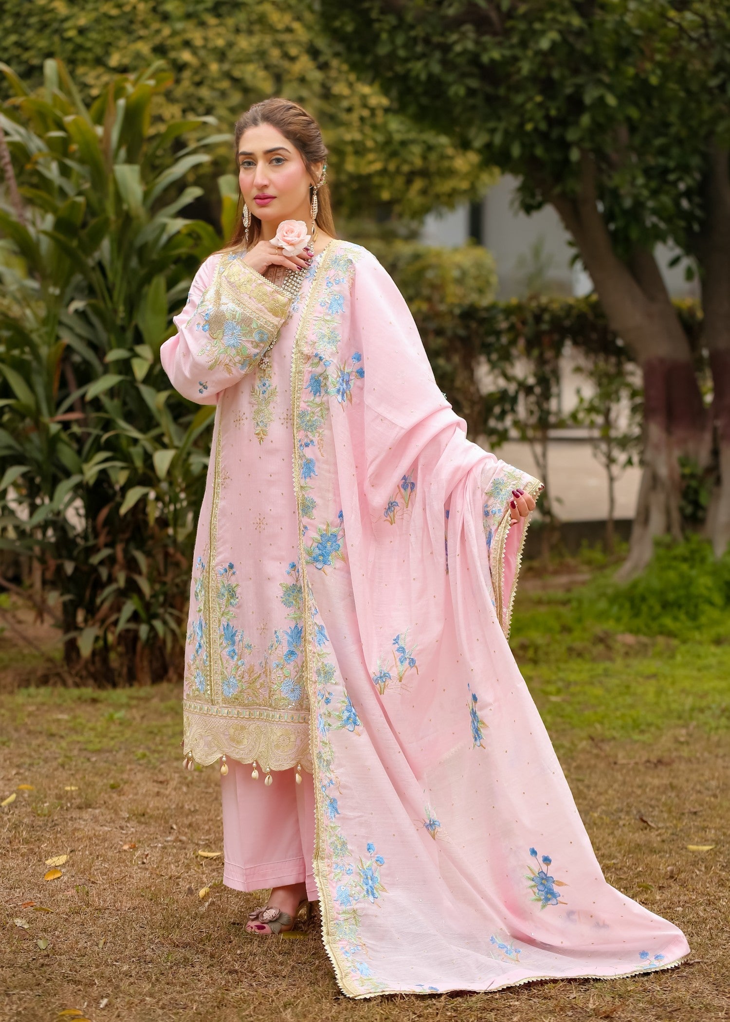 cotton Unstitched in Baby pink