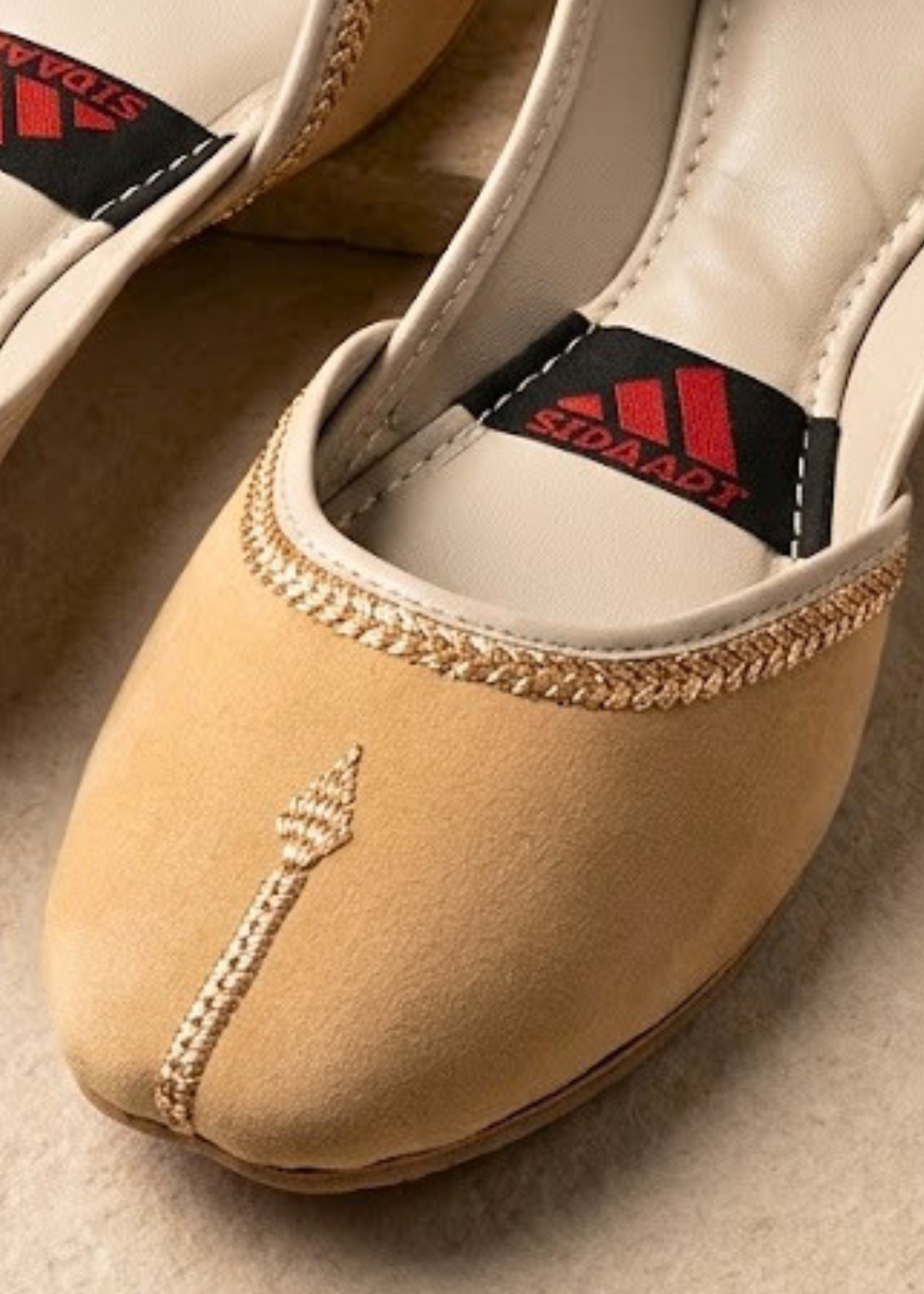 Khussa in Beige by - High Quality Women Khussa RKN4160