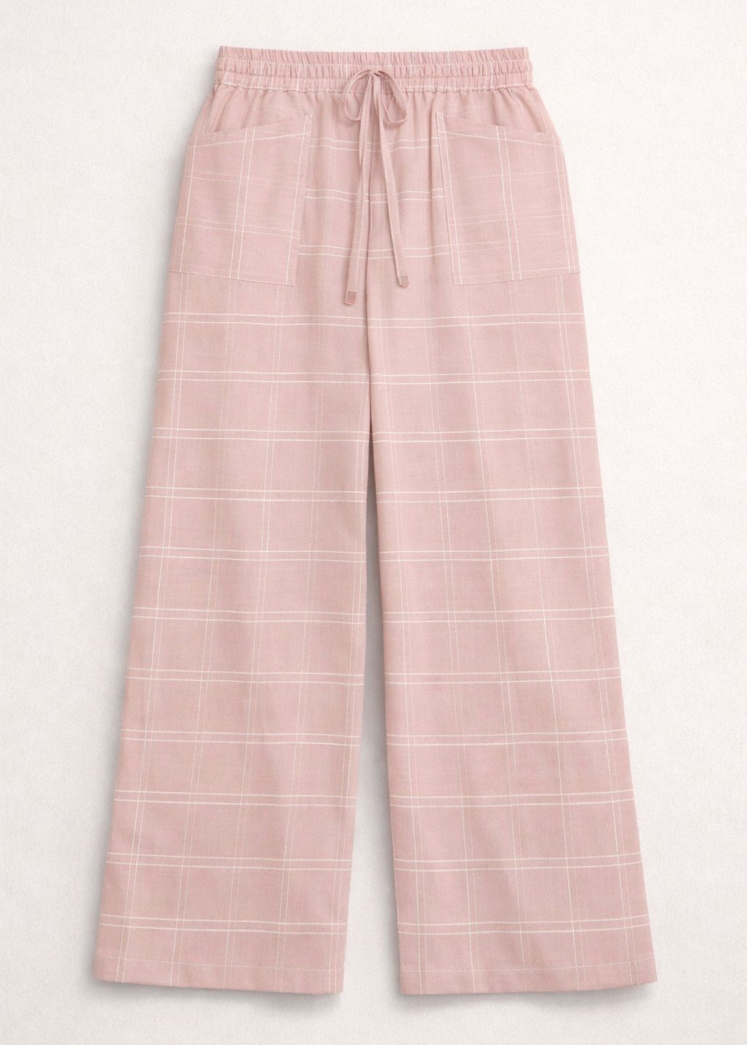 cotton Trousers in Blush pink