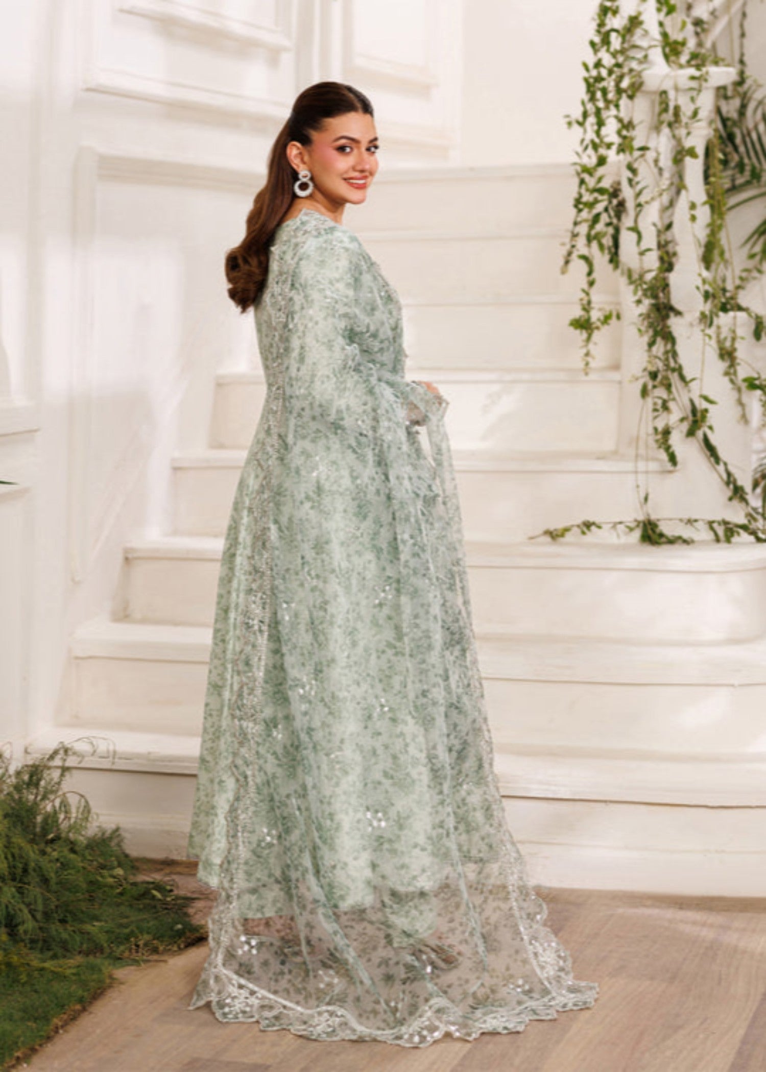 cotton Maxi in Mint green