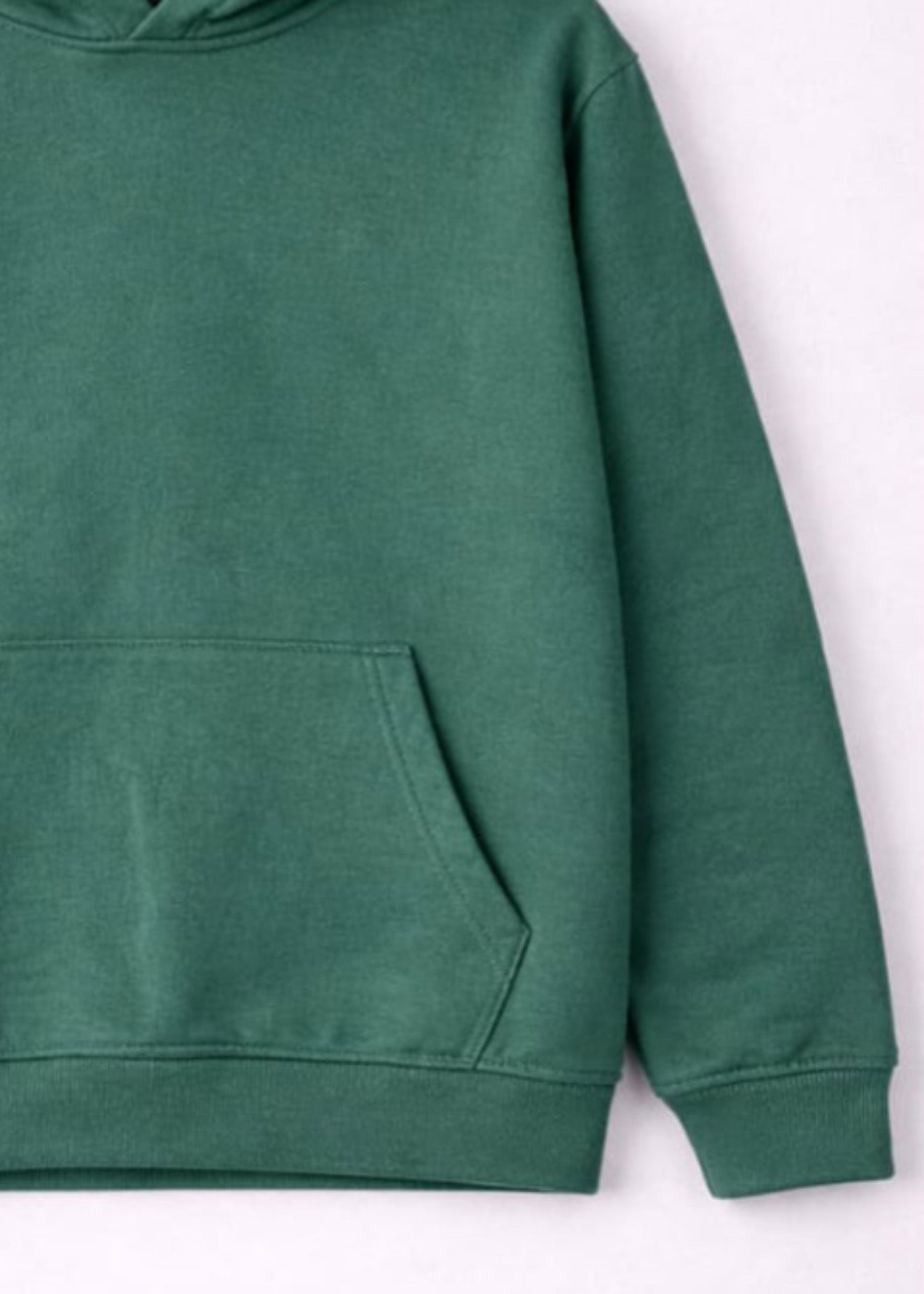 fleece Hoodie in Forest green by Topco.Pk