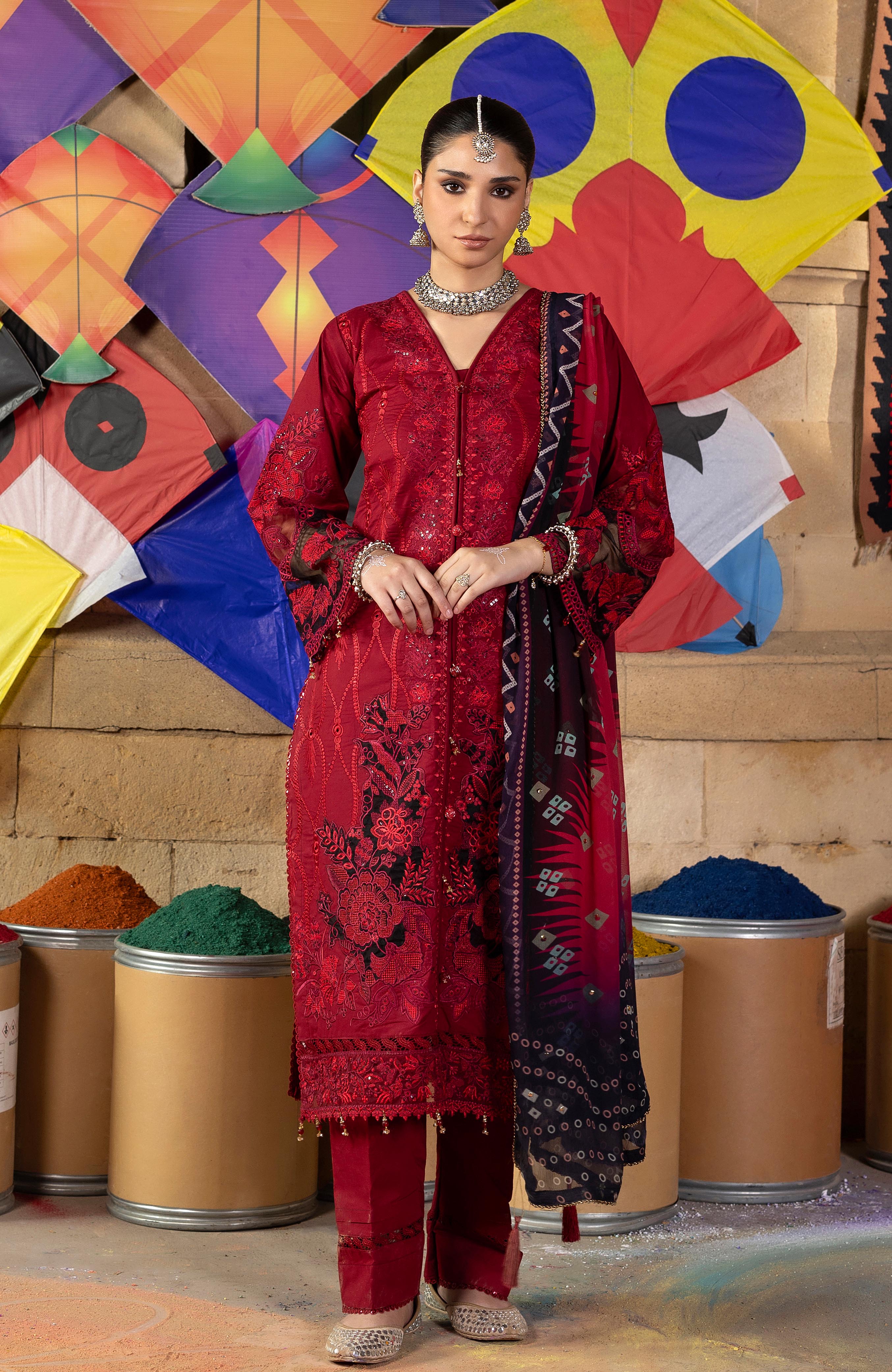 Bandhani Lawn - The Tales of Jaipur – BTJ-26-09