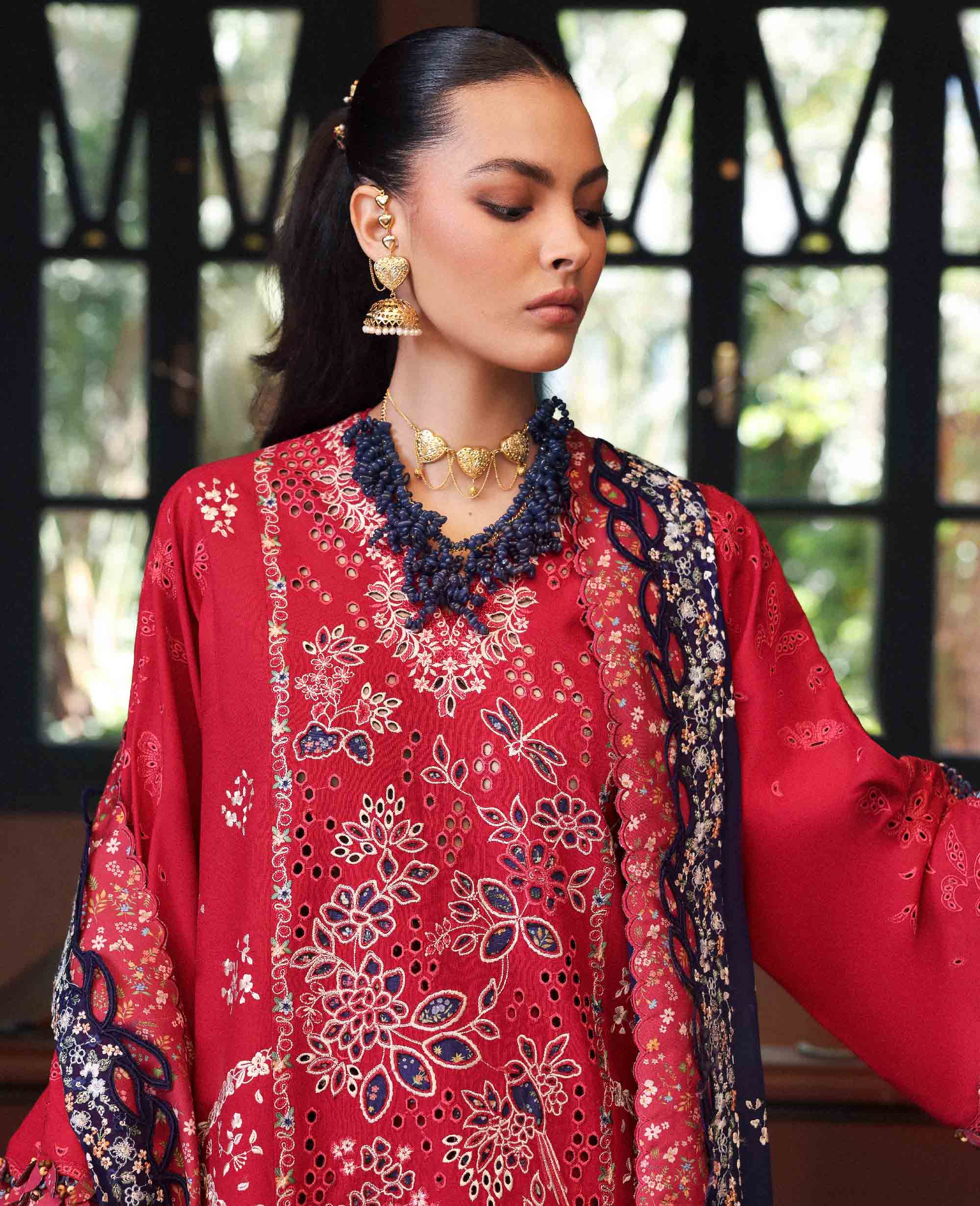 Republic Reine Eid Luxury Lawn – Belle Rosee