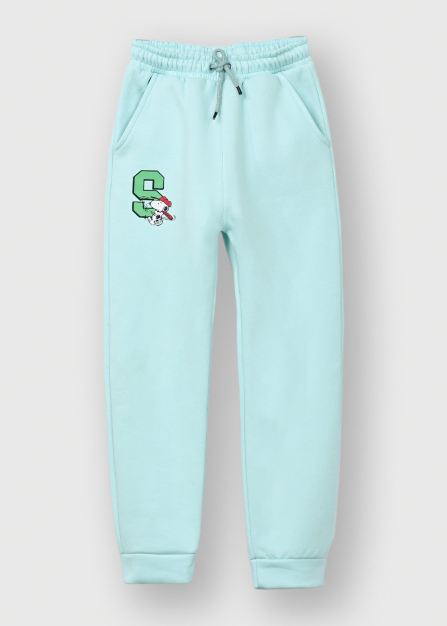 fleece Trousers in Sky blue
