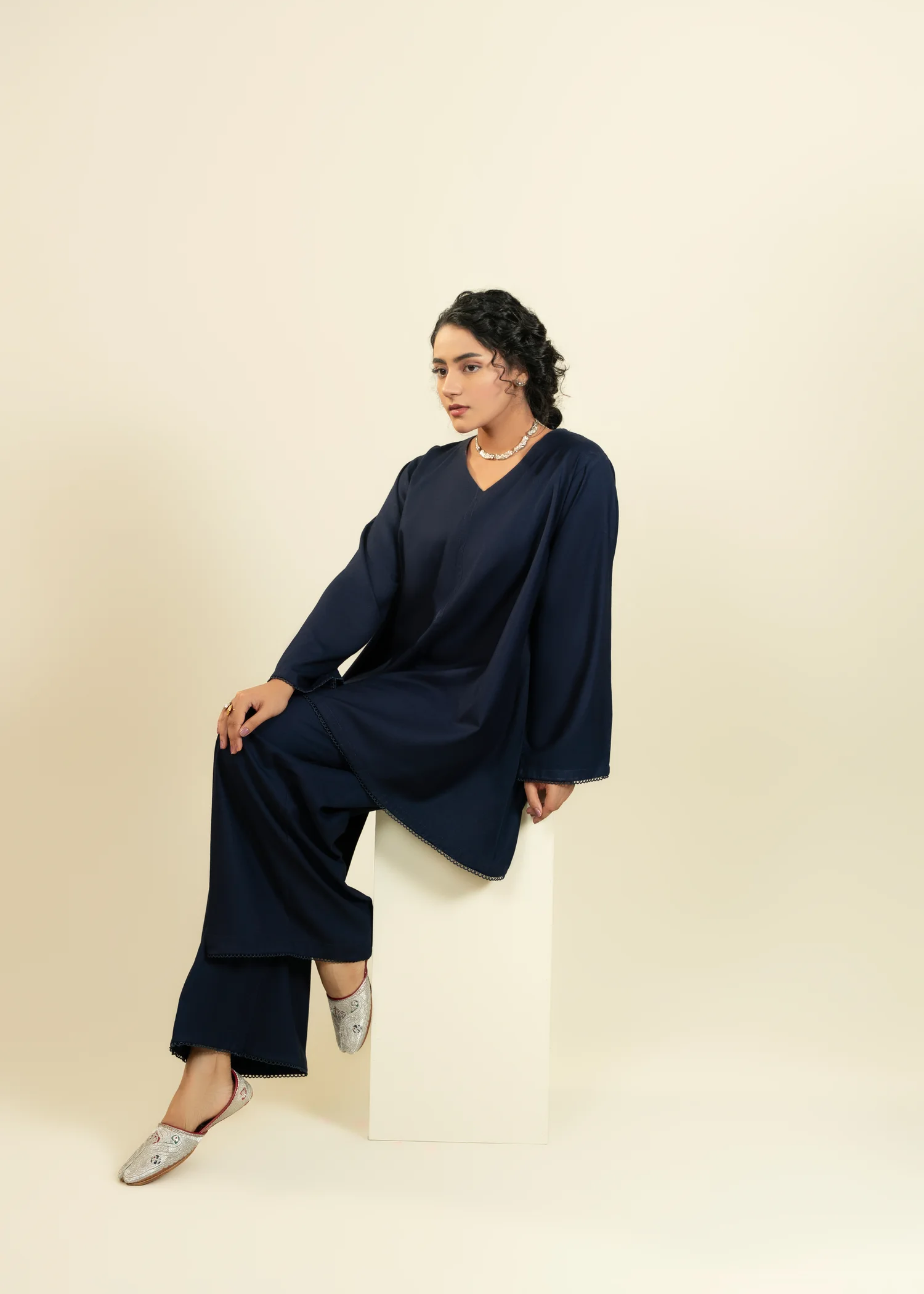 marina Co Ord Sets in Navy blue