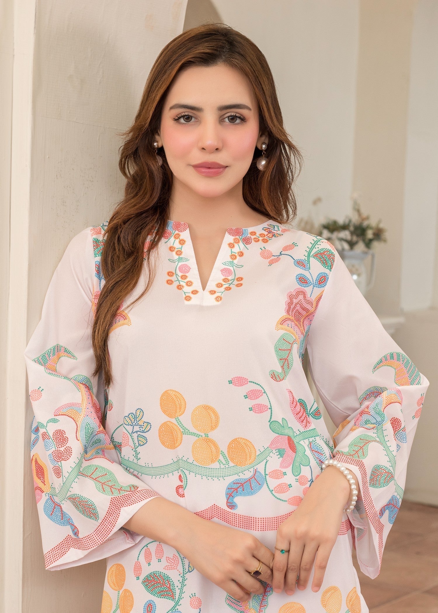 polyester crepe Co Ord Sets in Light pink
