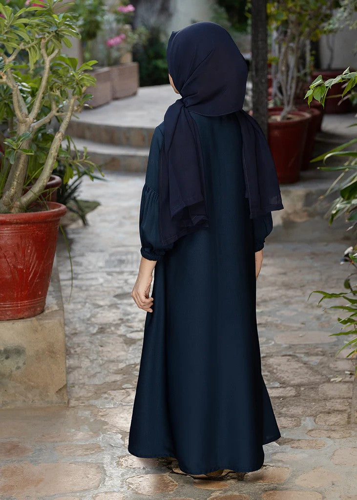 nidha Abaya in Navy blue