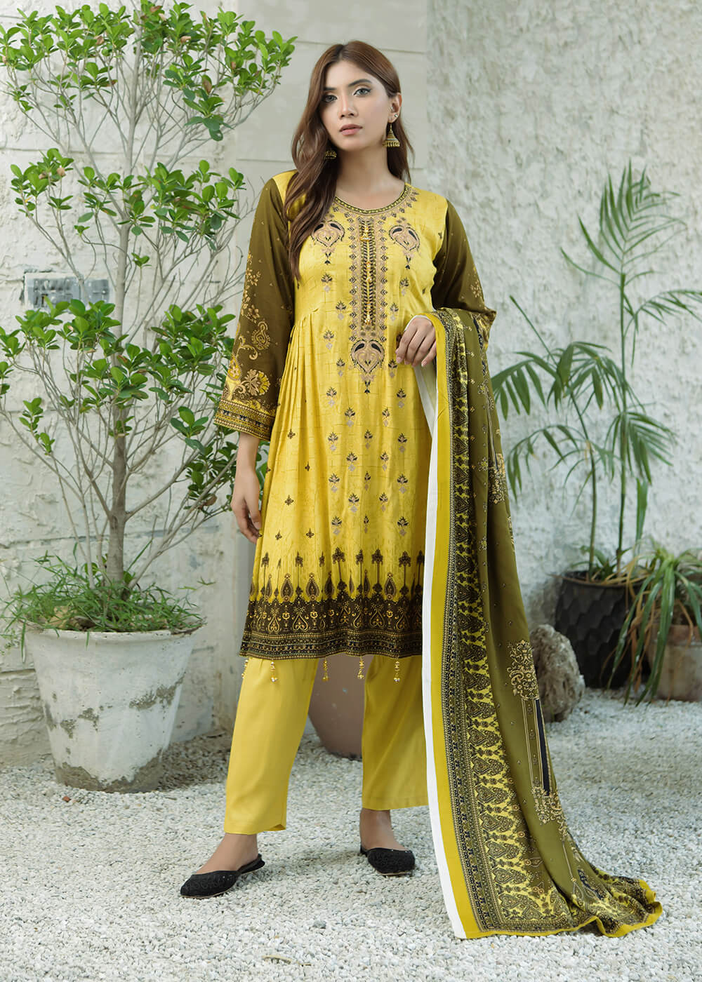 linen Unstitched in Lemon