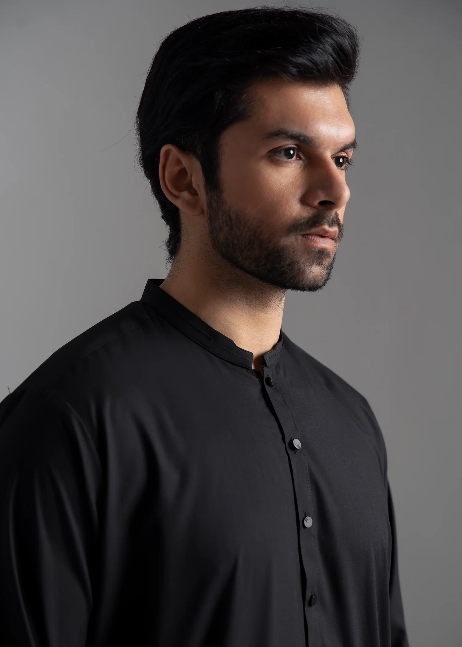 wash & wear Shalwar Kameez in Black by Black Pearl