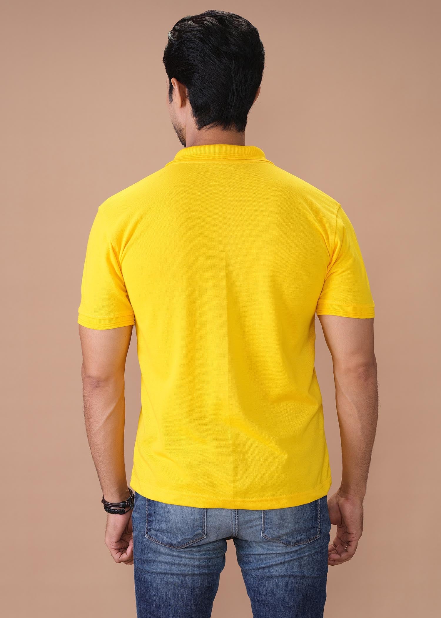 porque/pique Polo Shirt in Yellow