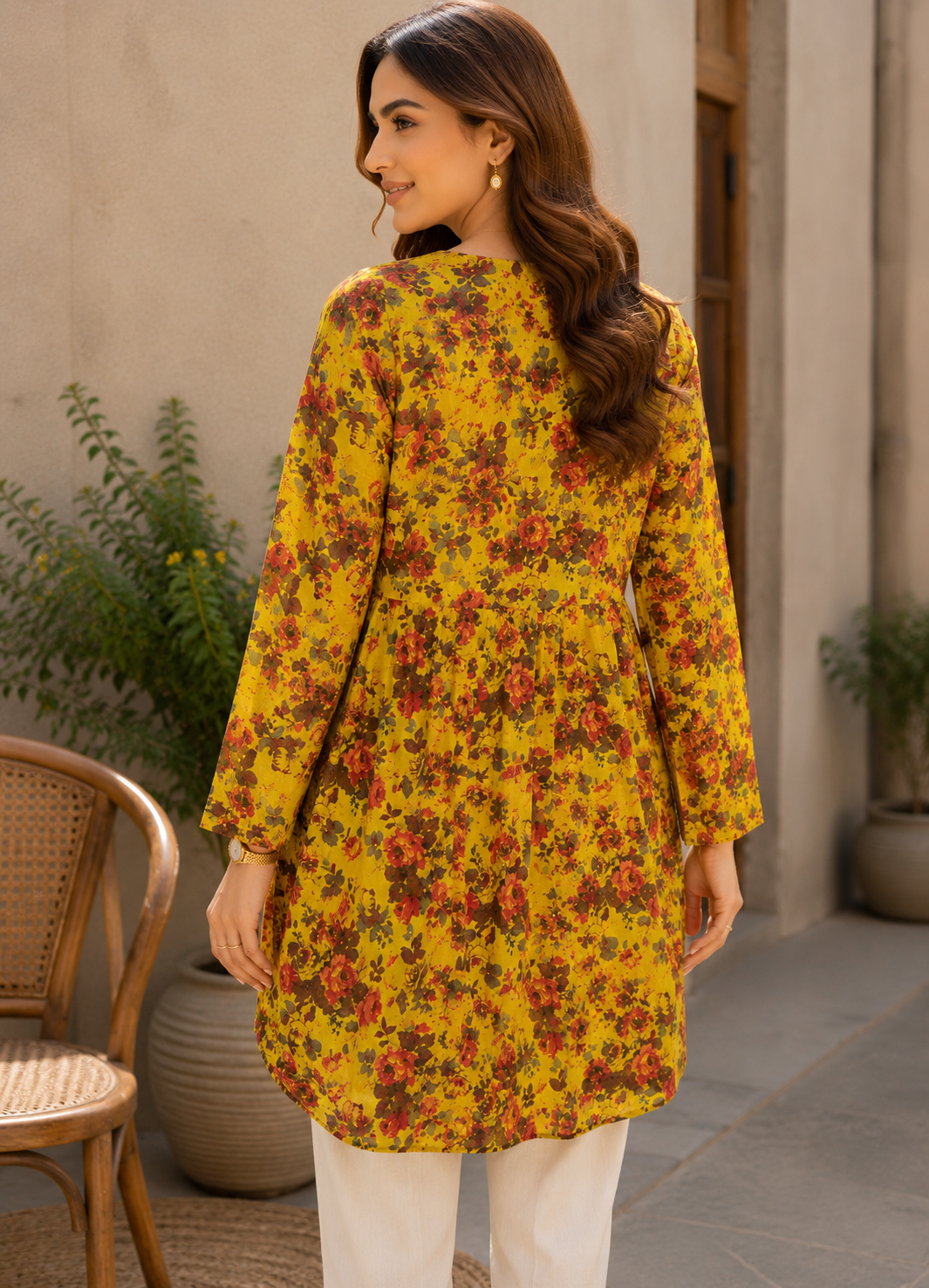 lawn Tunic in Mellow yellow