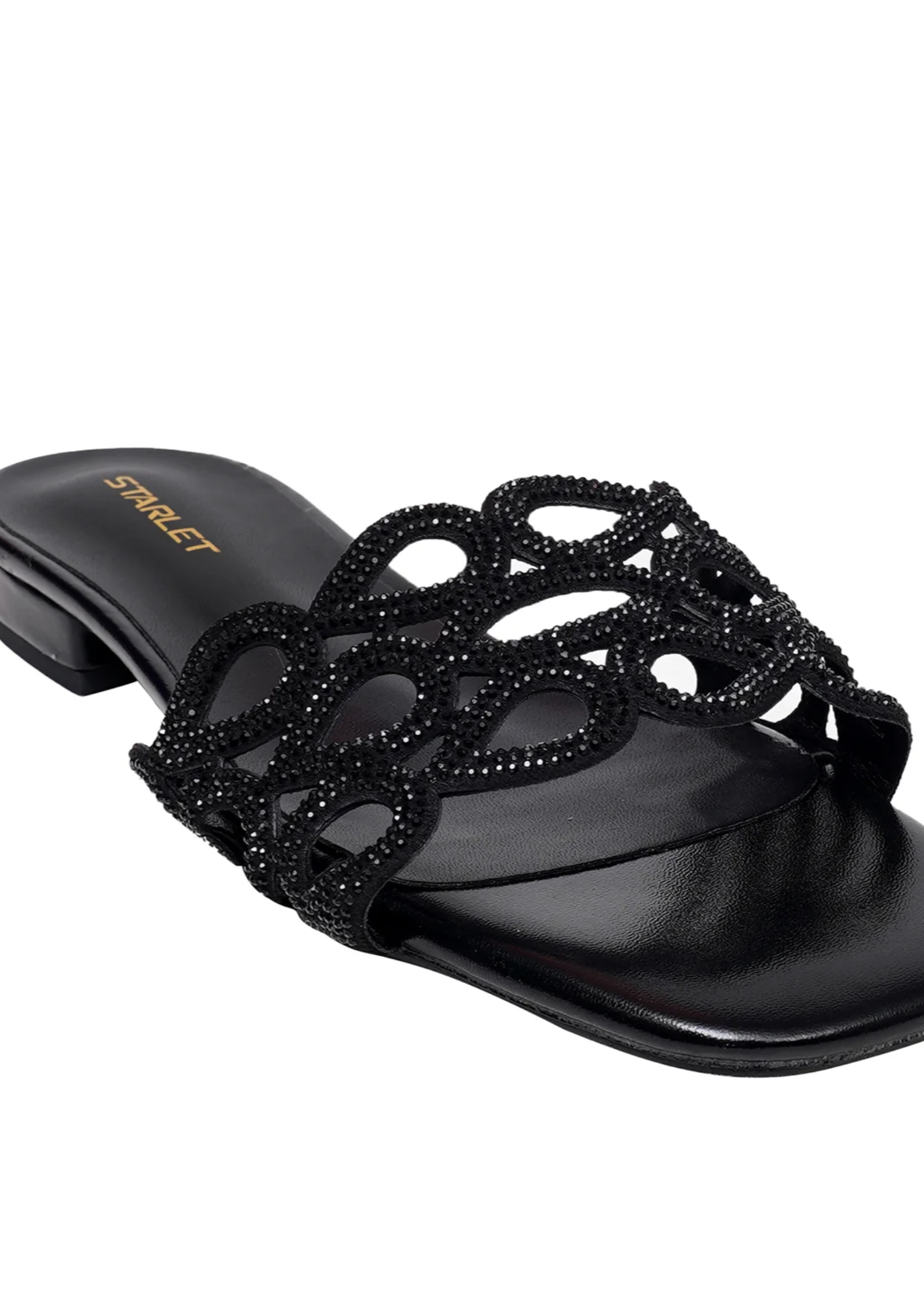 Slides in Black by - High Quality Women Slides DAF9442