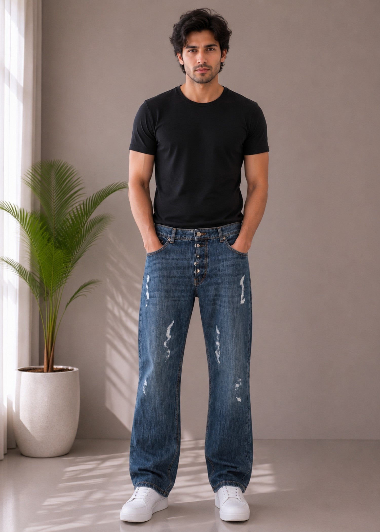 denim Jeans in Dark blue