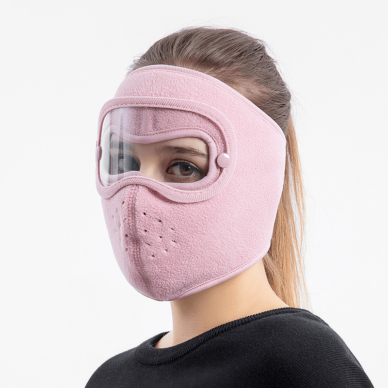 Polar Fleece Riding Windproof High-Definition Goggles Anti-Fog Mask