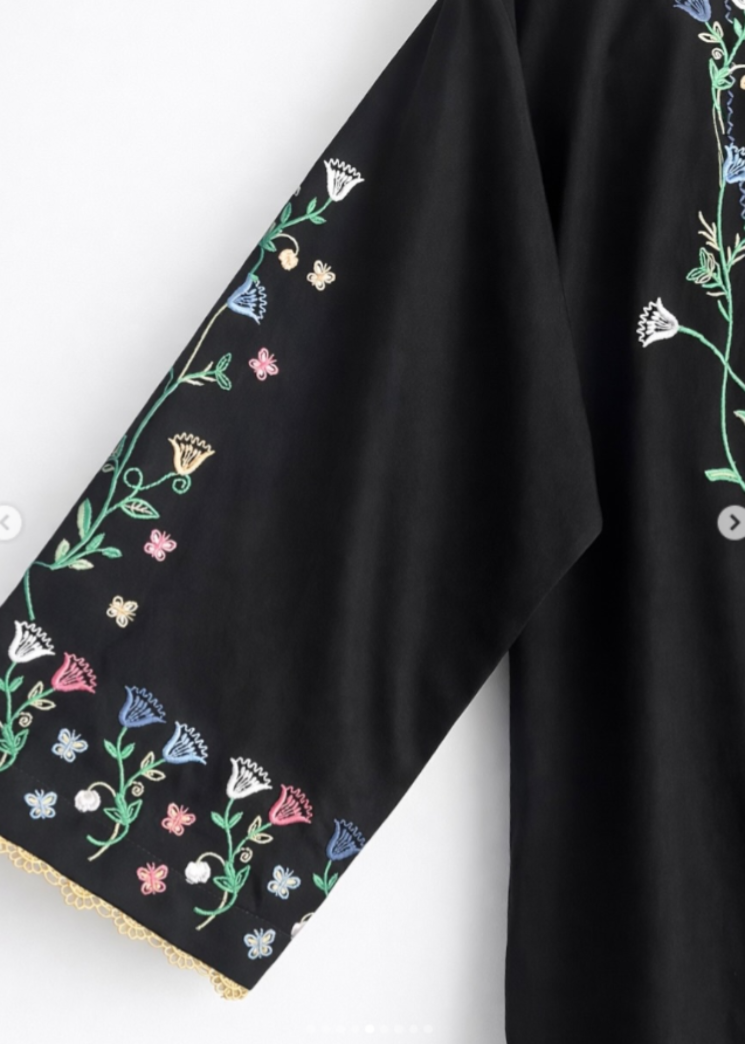 cotton Kurta Set in Jet black