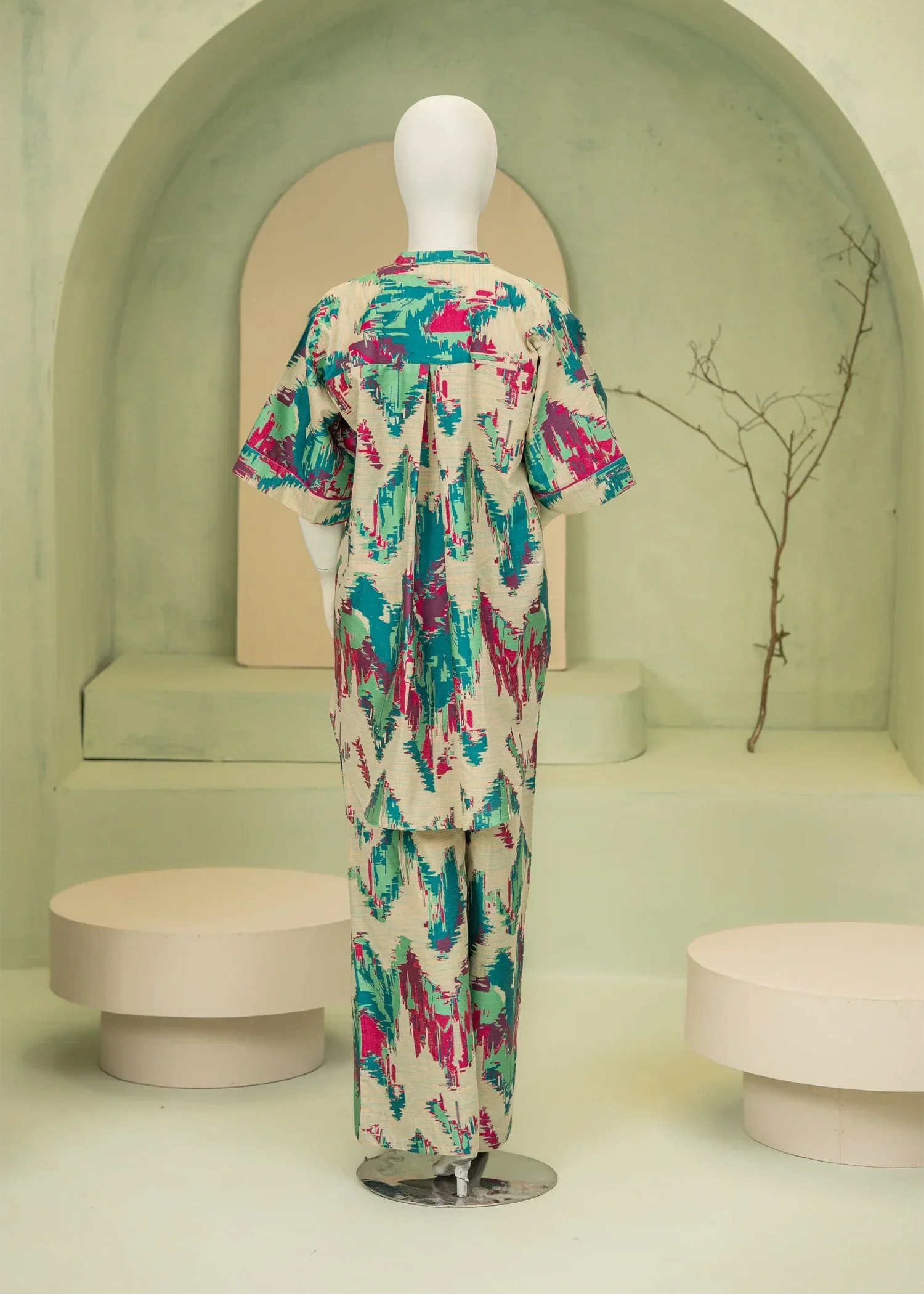 viscose jacquard Co ord Sets in Multi