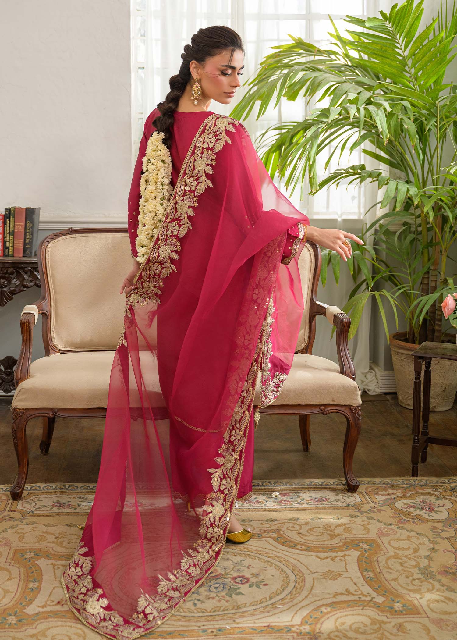 charmuse/shamooz Kurta Set in Raspberry pink