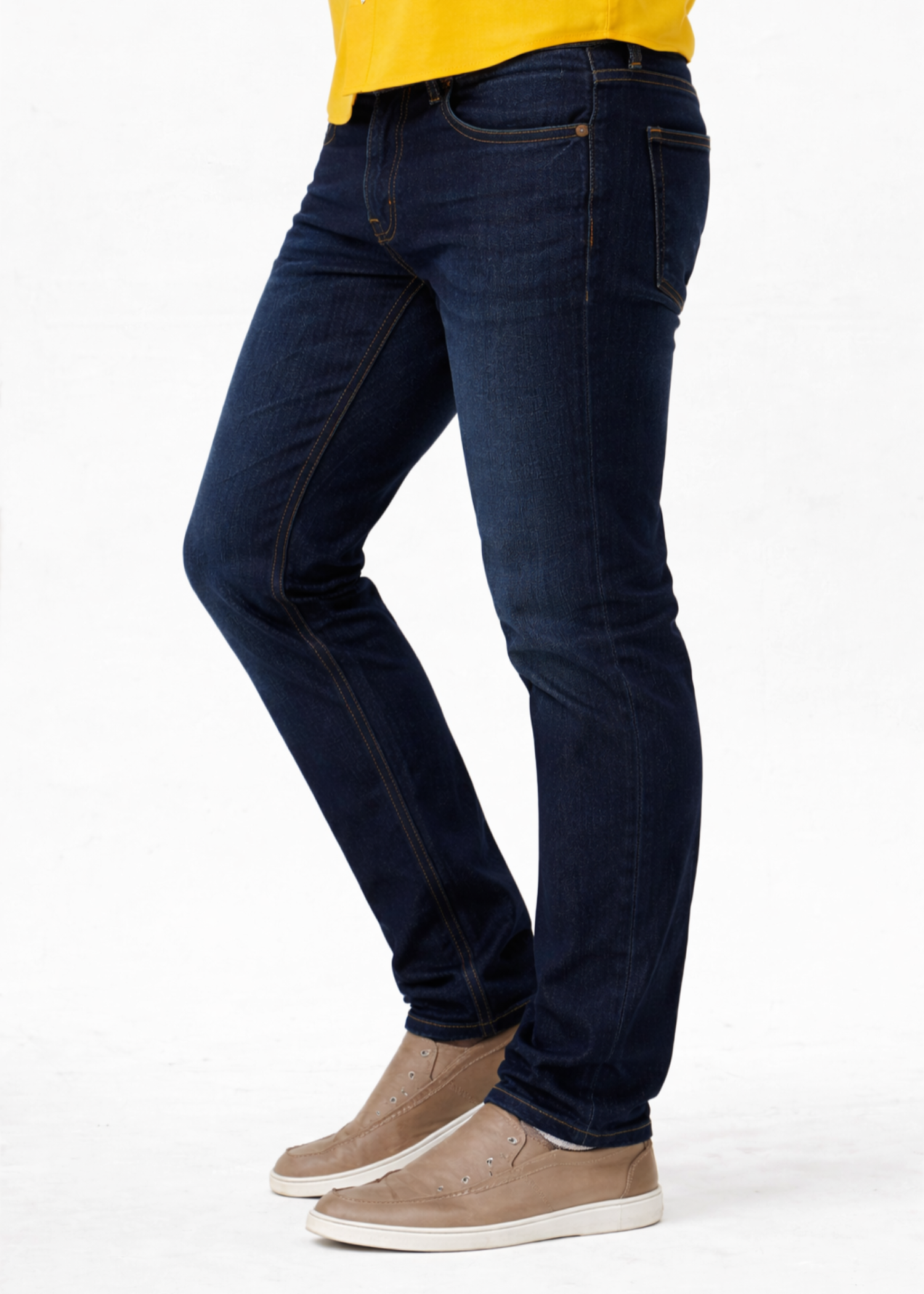 cotton Jeans in Indigo