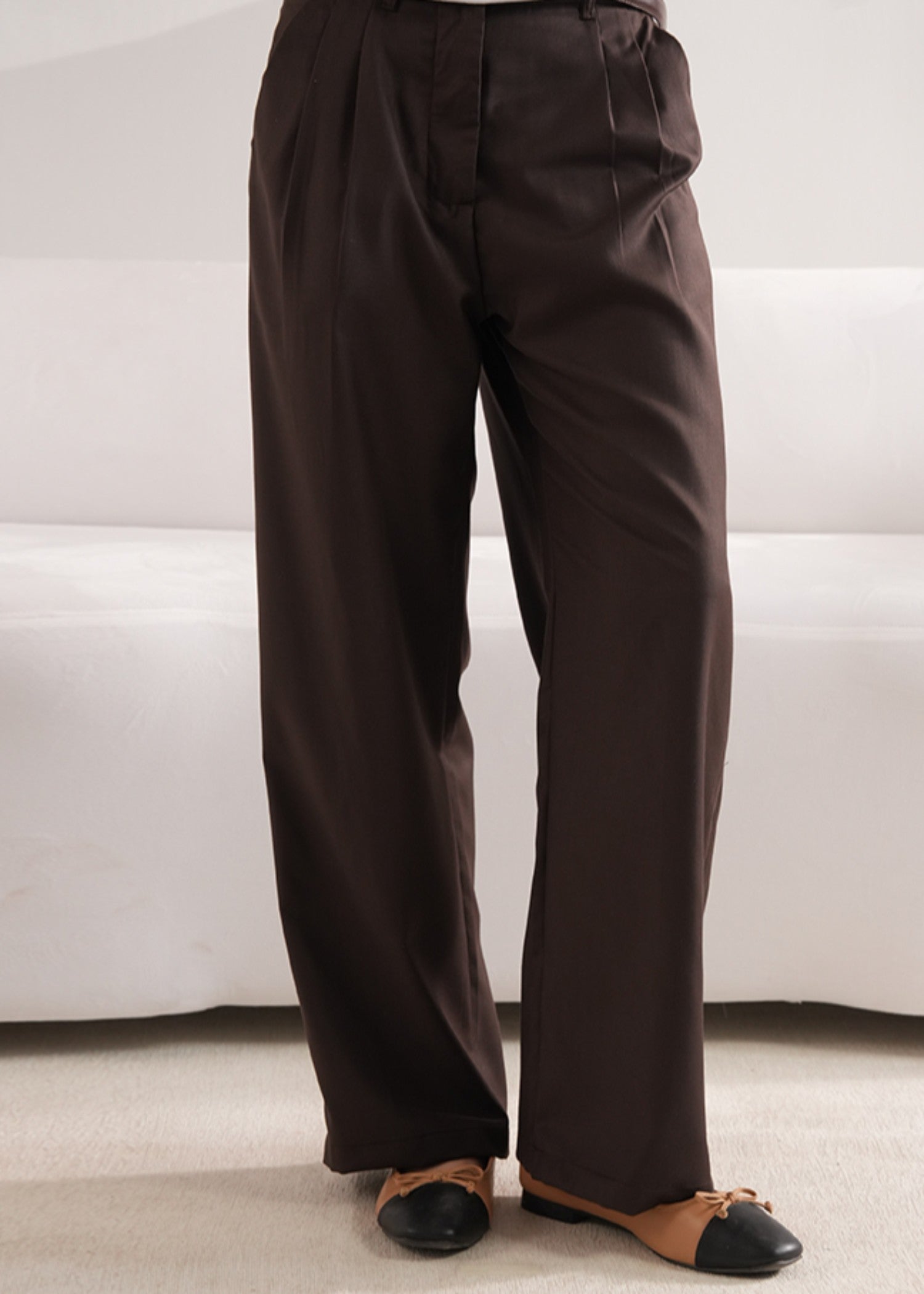 tropical Pants in Brown