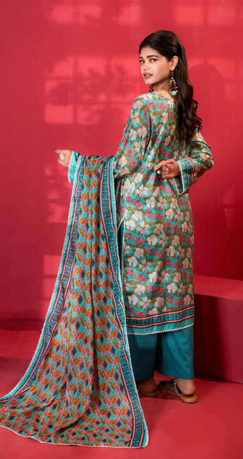 Printed Summer Lawn Drop 15 – 2