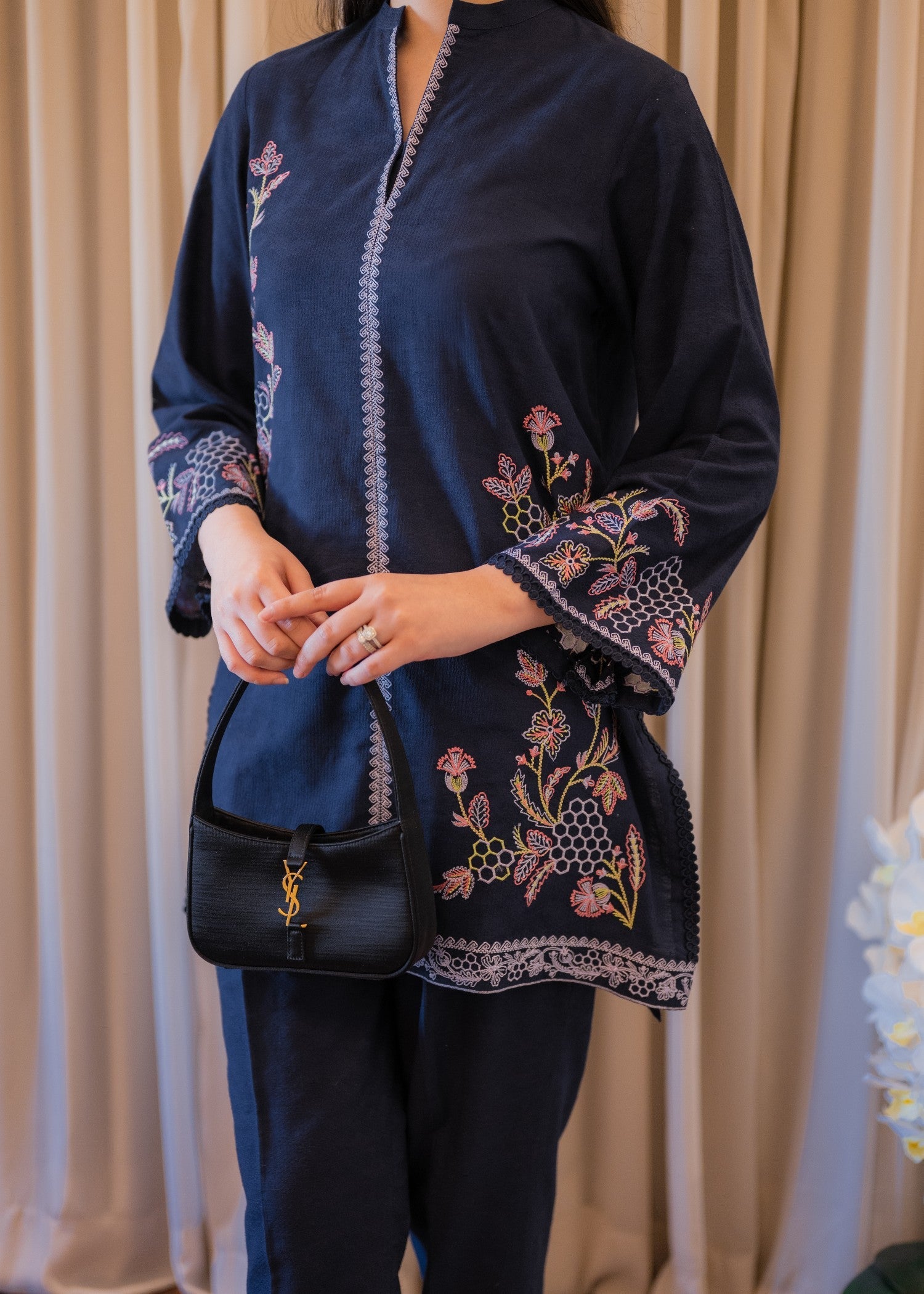 dobby Co Ord Sets in Blue