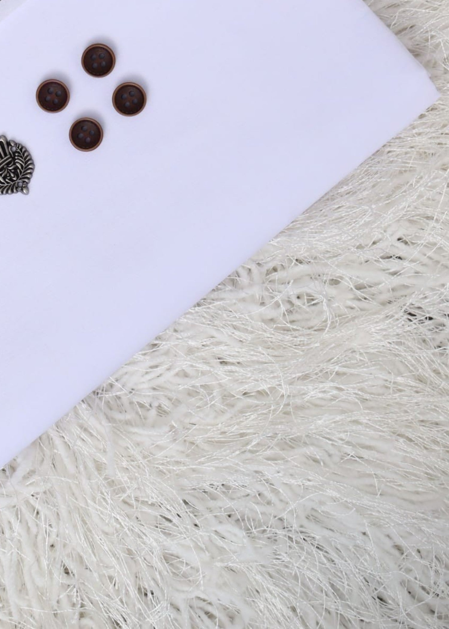 latha Unstitched in White