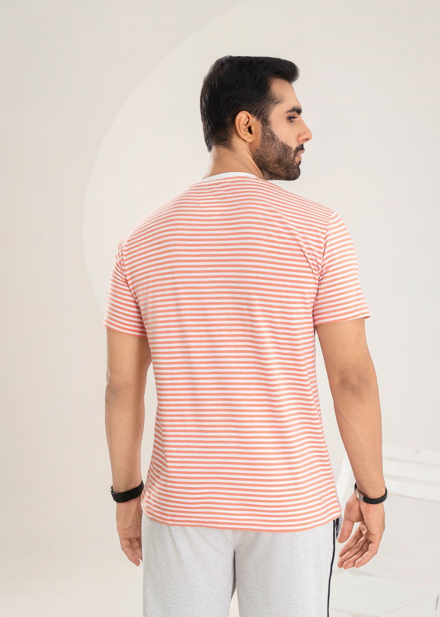 cotton T Shirt in Pink