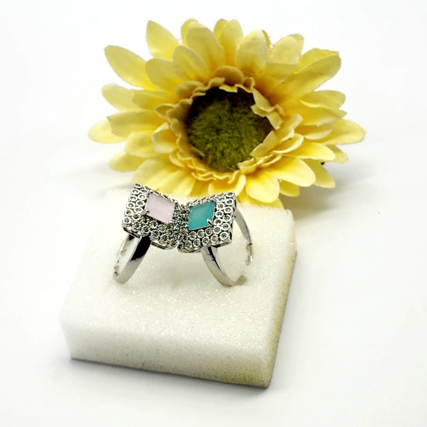 Ring in Baby pink Color by - Trendy Women Ring DQK8471